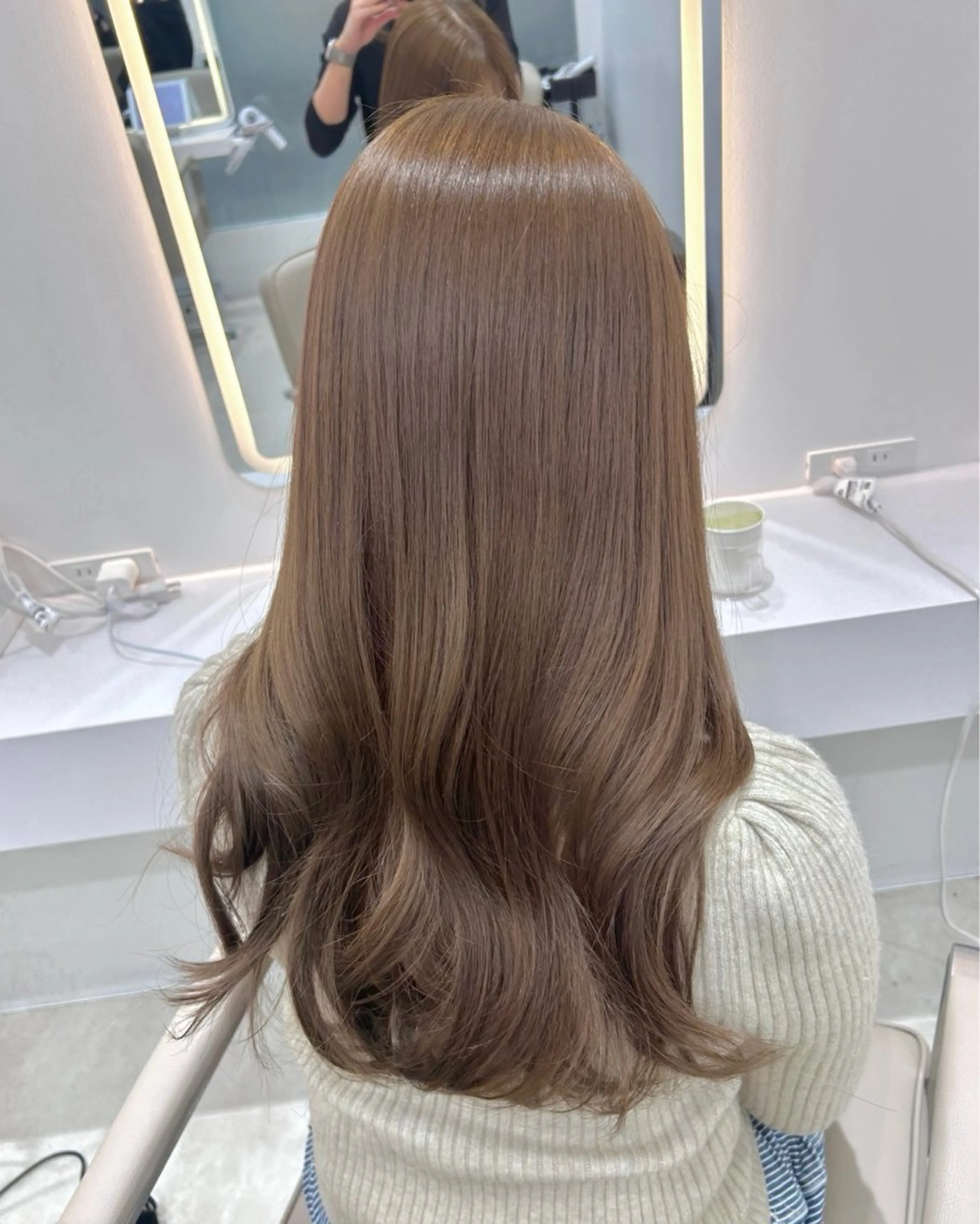 ロング カラー カット ヘアカラー トリートメント IVE所属・ダブルカラー髪質改善 /Annaのヘアスタイル