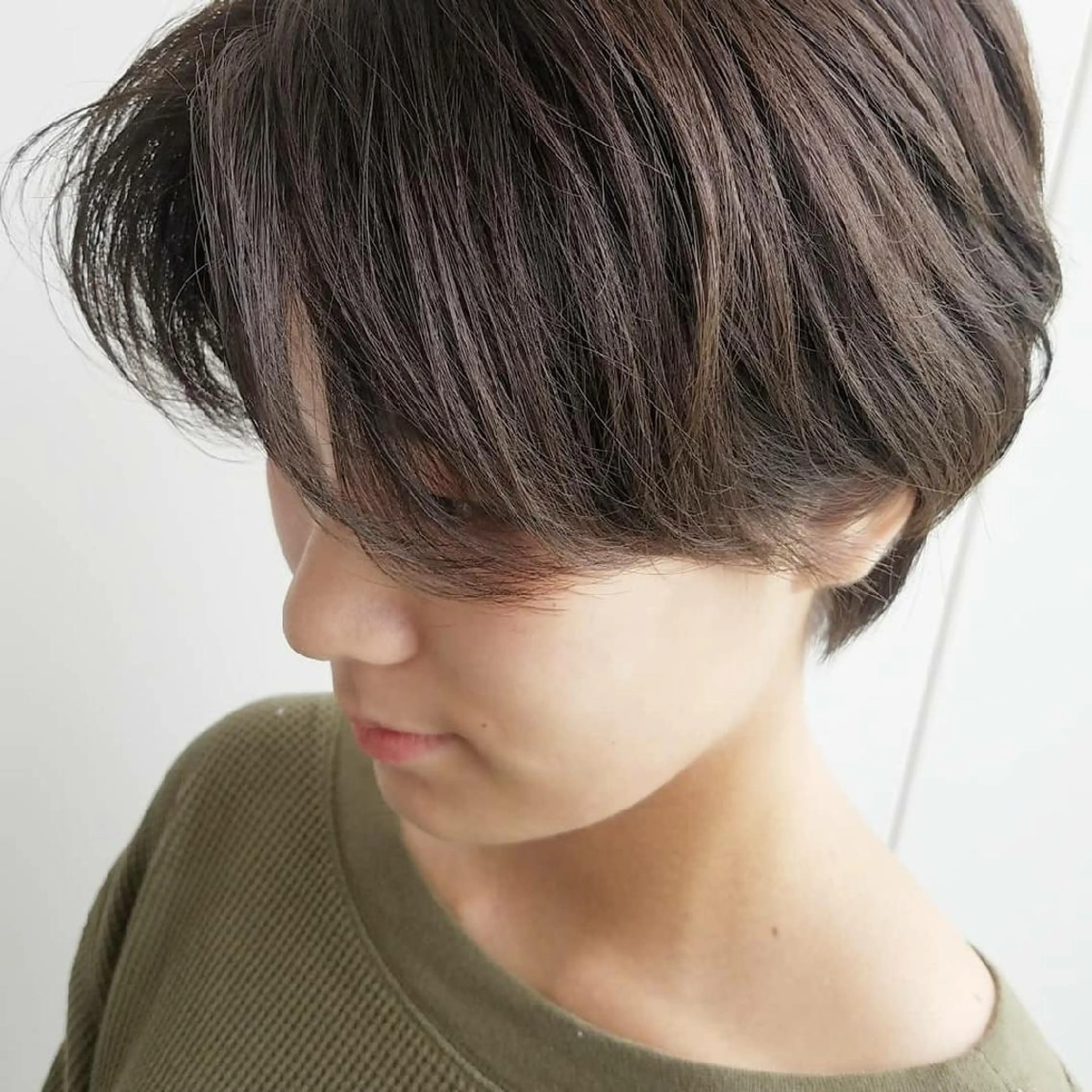 ショート カラー ヘアアレンジ パーマ ショートヘア iplus✴ まつげ、眉毛、耳つぼのマツエク・マツパデザイン