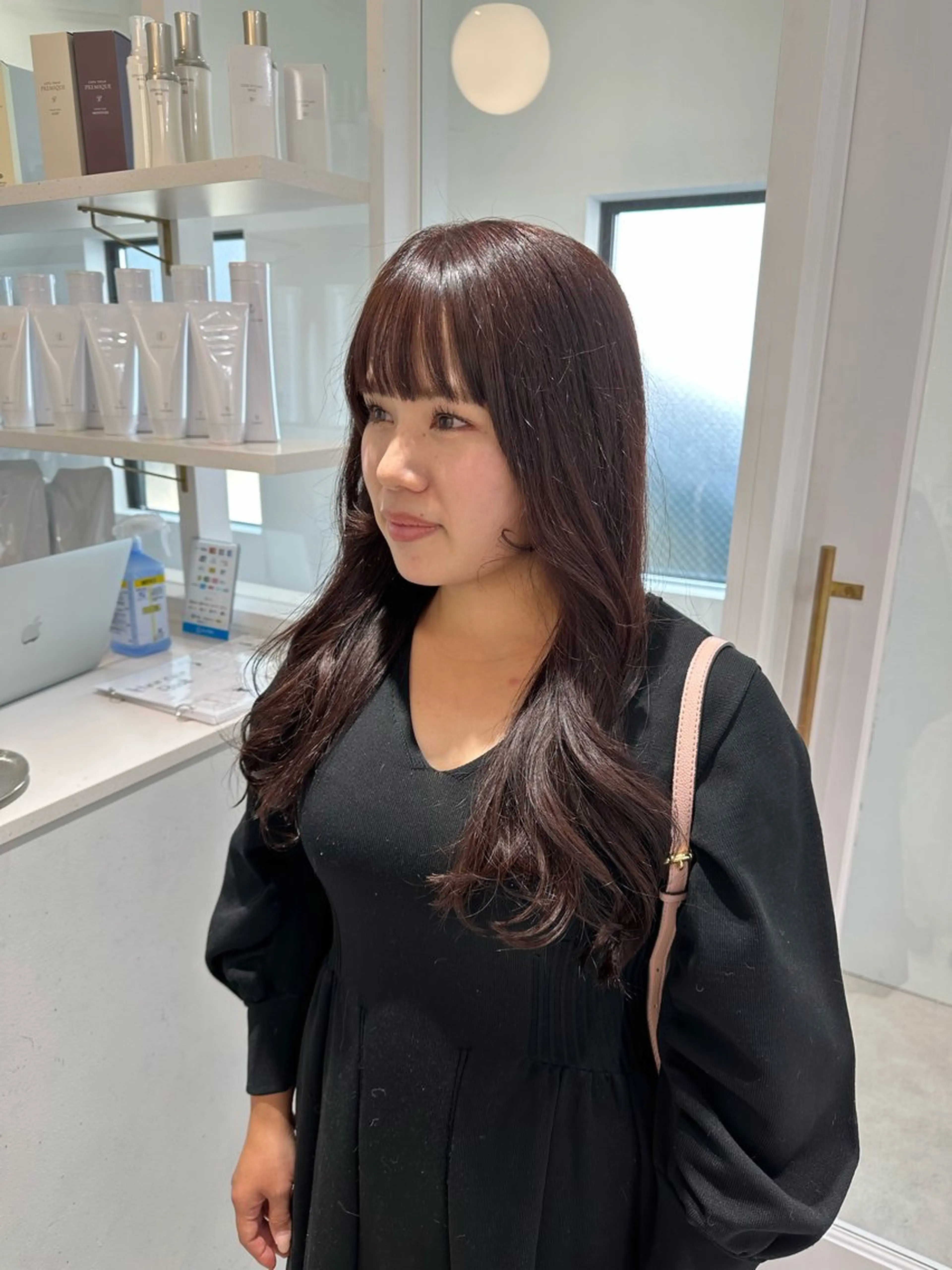 セミロング カラー パーマ お洒落パーマ/ 艶カラー/michiのヘアスタイル