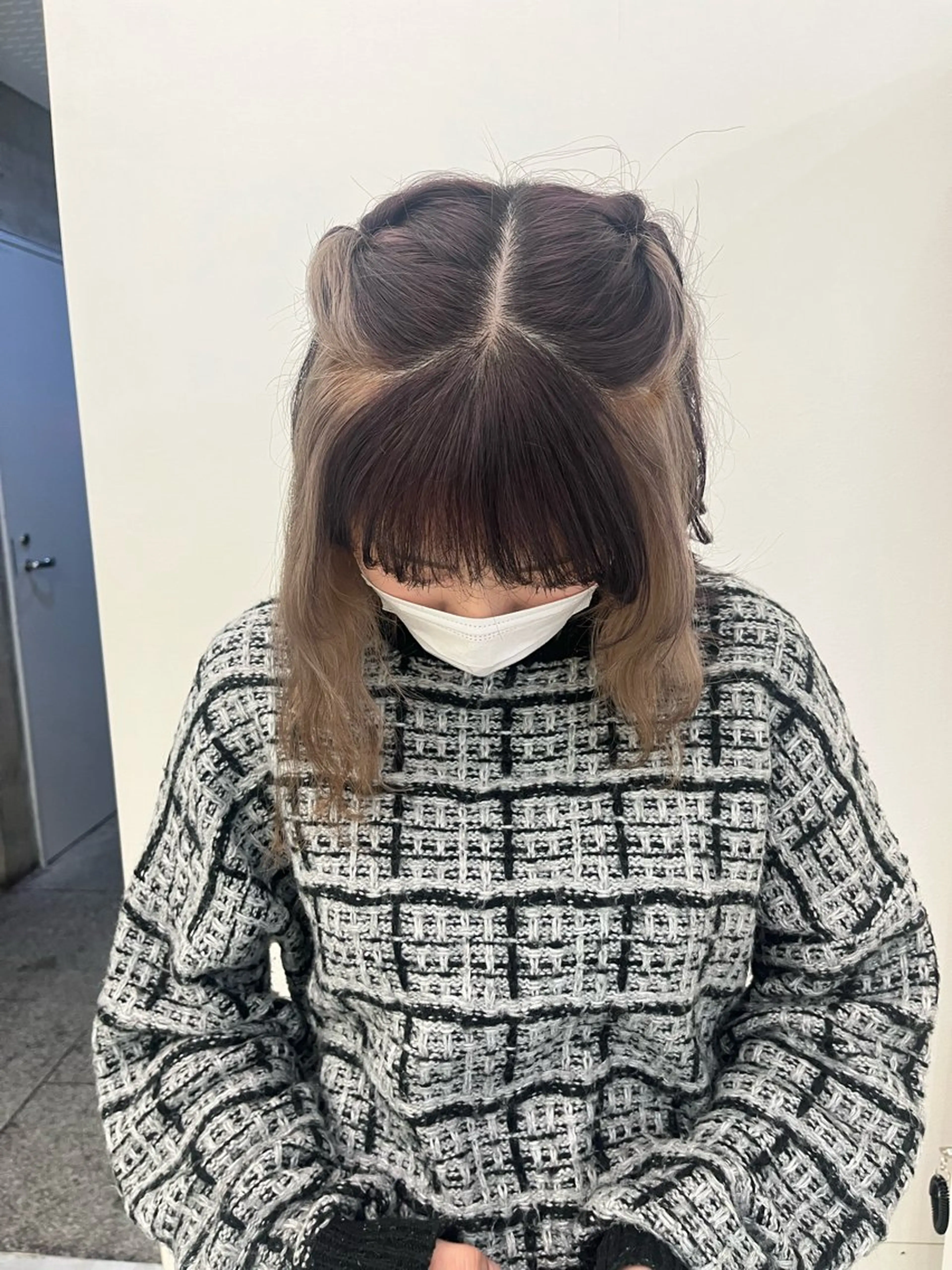 ミディアム カラー ヘアアレンジ 愛されカラー🩷 はるなのヘアスタイル