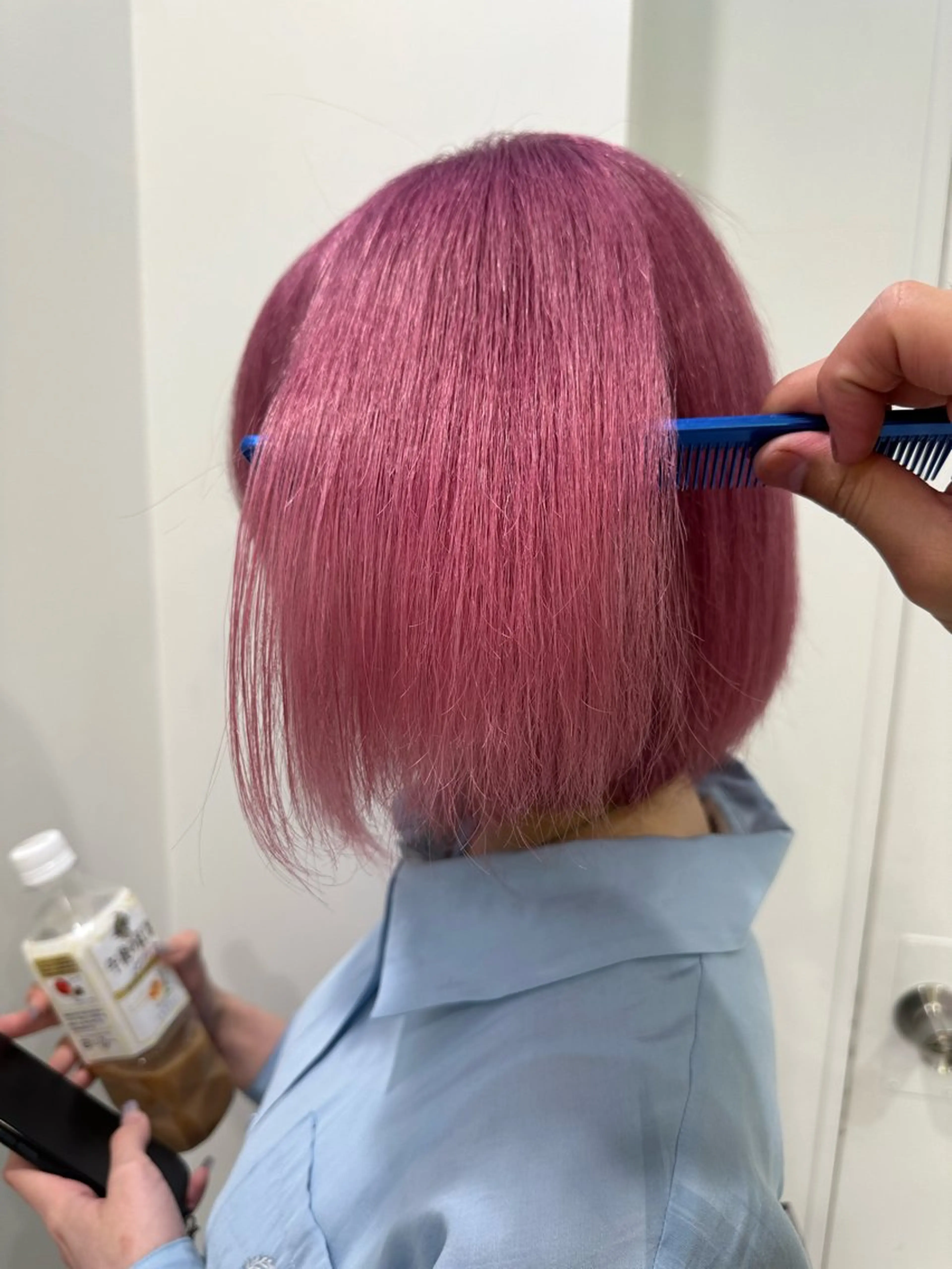 ショート カラー ボブ ヘアカラー トリートメント 渋谷/透明感カラー /半個室/こうめいのヘアスタイル