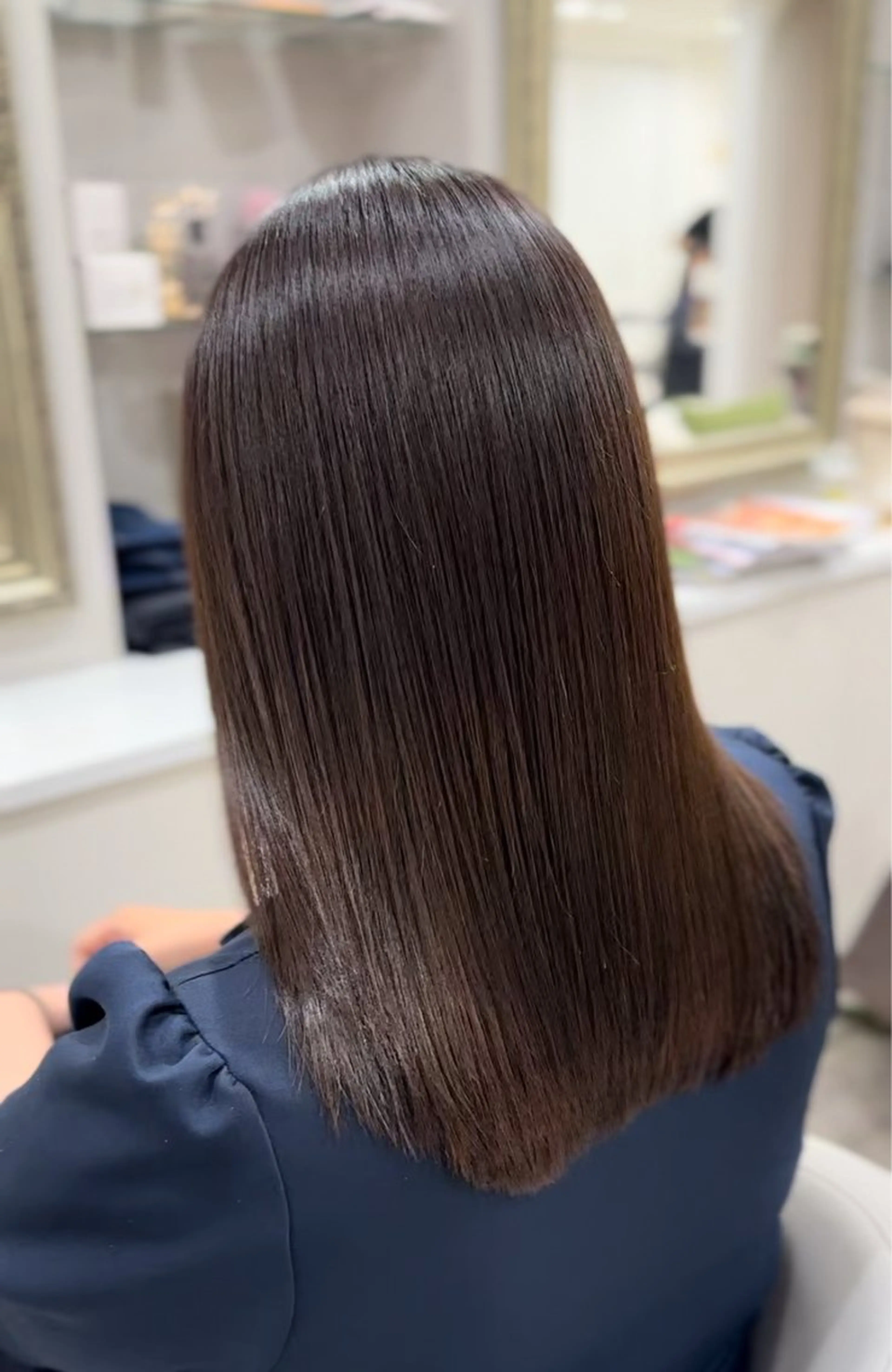 セミロング 縮毛矯正 縮毛矯正 【TAKAYA】🌸 縮毛矯正専門店のヘアスタイル