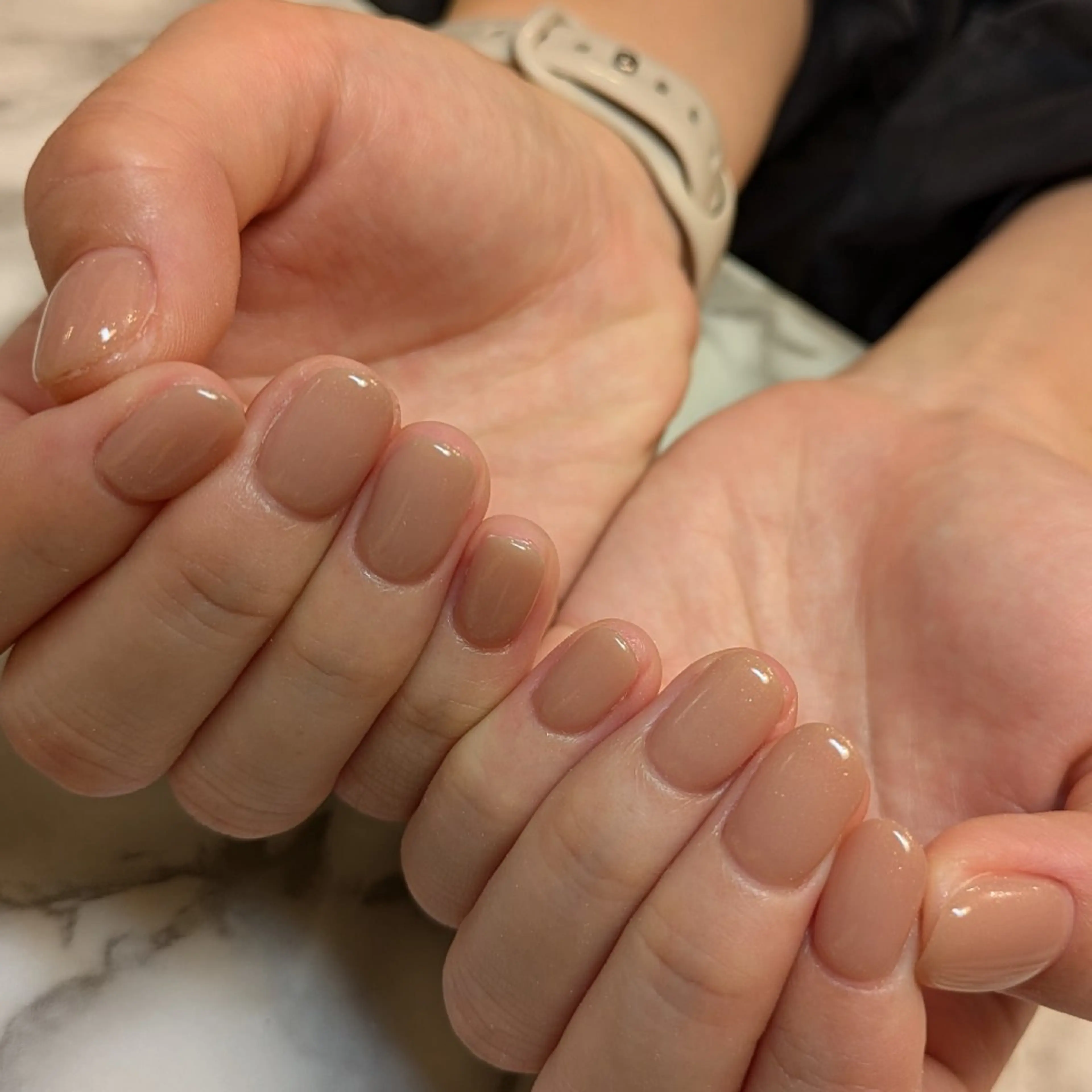 ネイル ワンカラーネイル ジェヌインネイル 河内のネイルデザイン