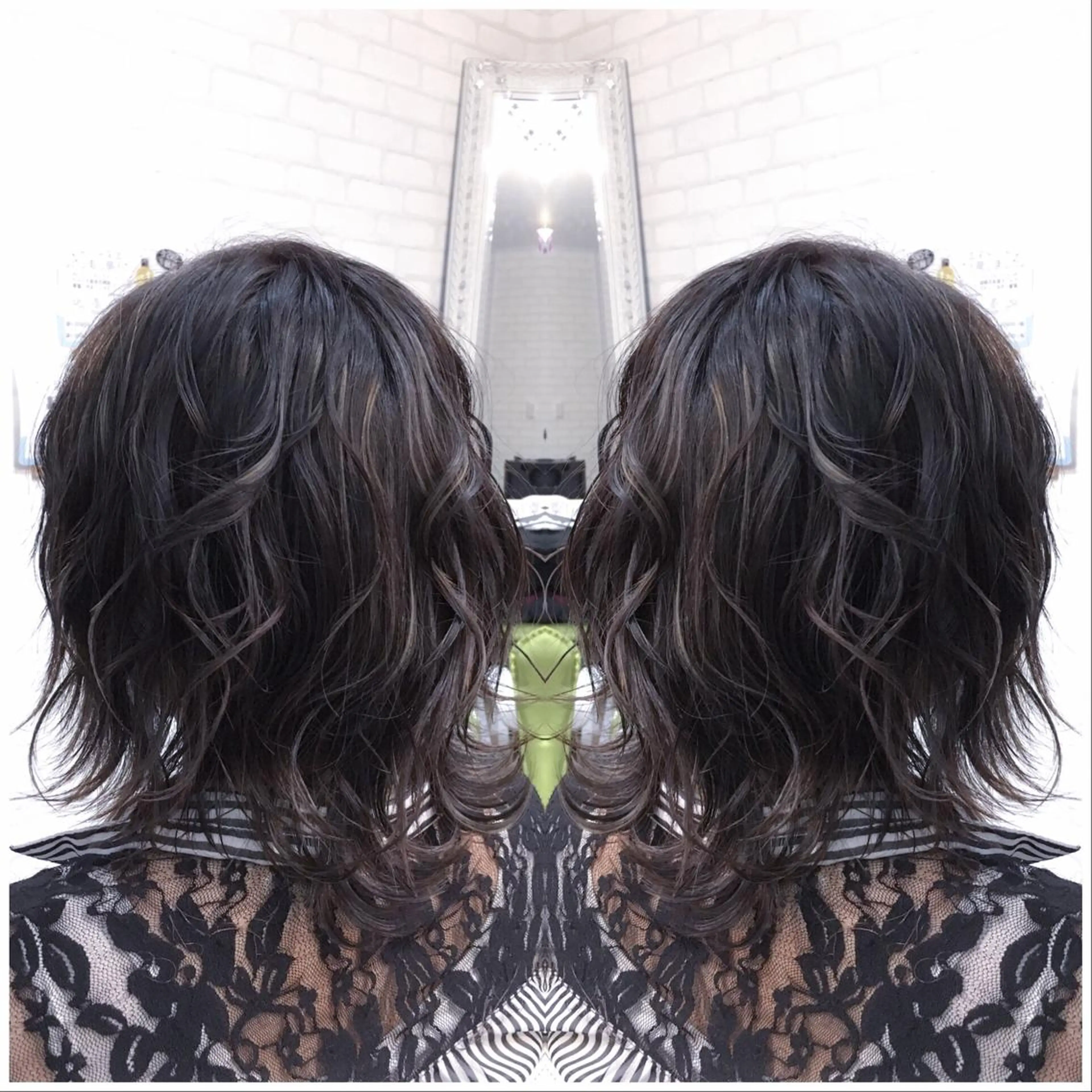 ミディアム カラー ヘアアレンジ Kimura Shinyaのヘアスタイル