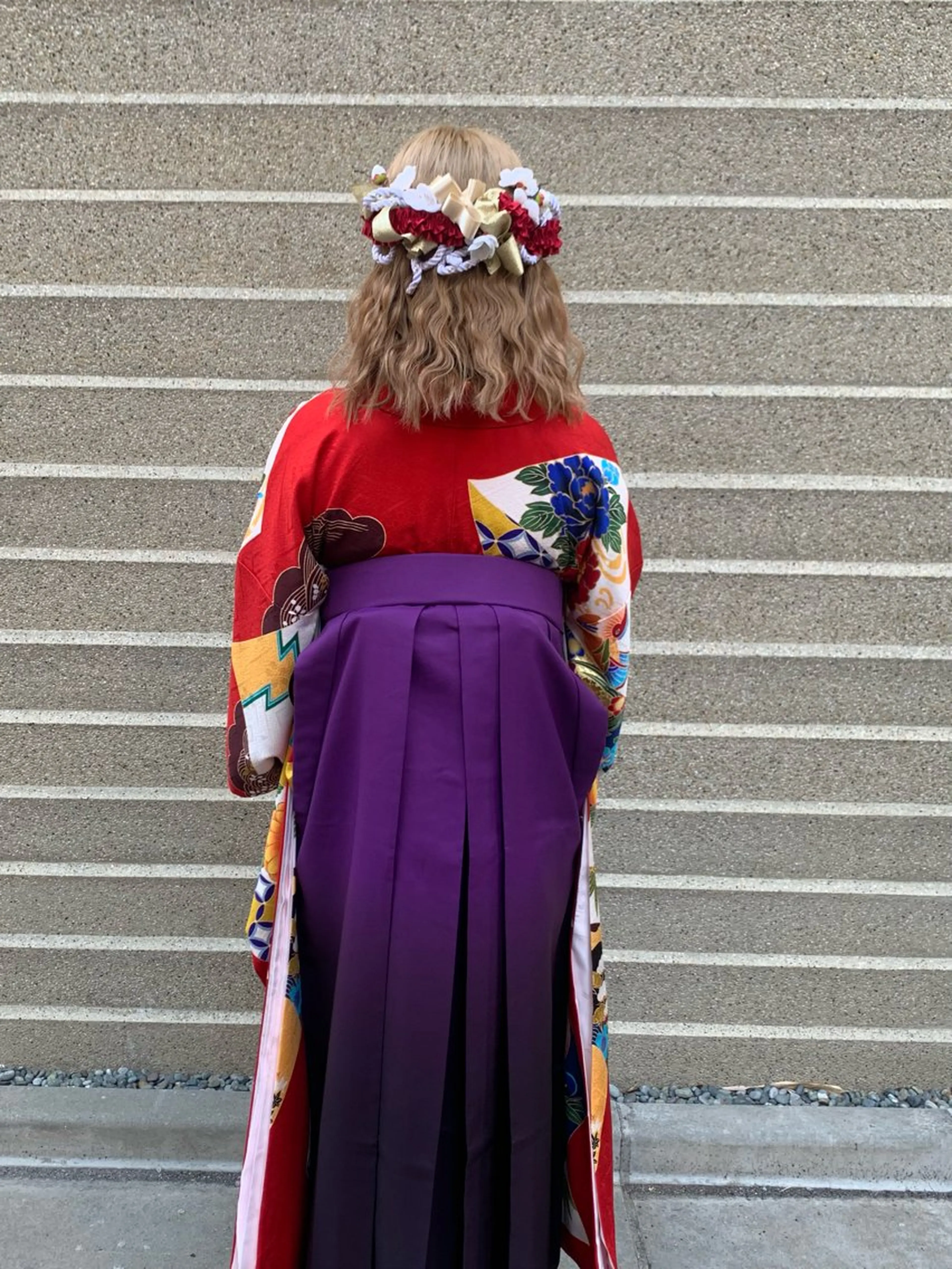 ミディアム 卒業式のヘアスタイル 学生 韓国風ヘア 着付け 当日予約大歓迎💕/ Chisatoのその他イメージ