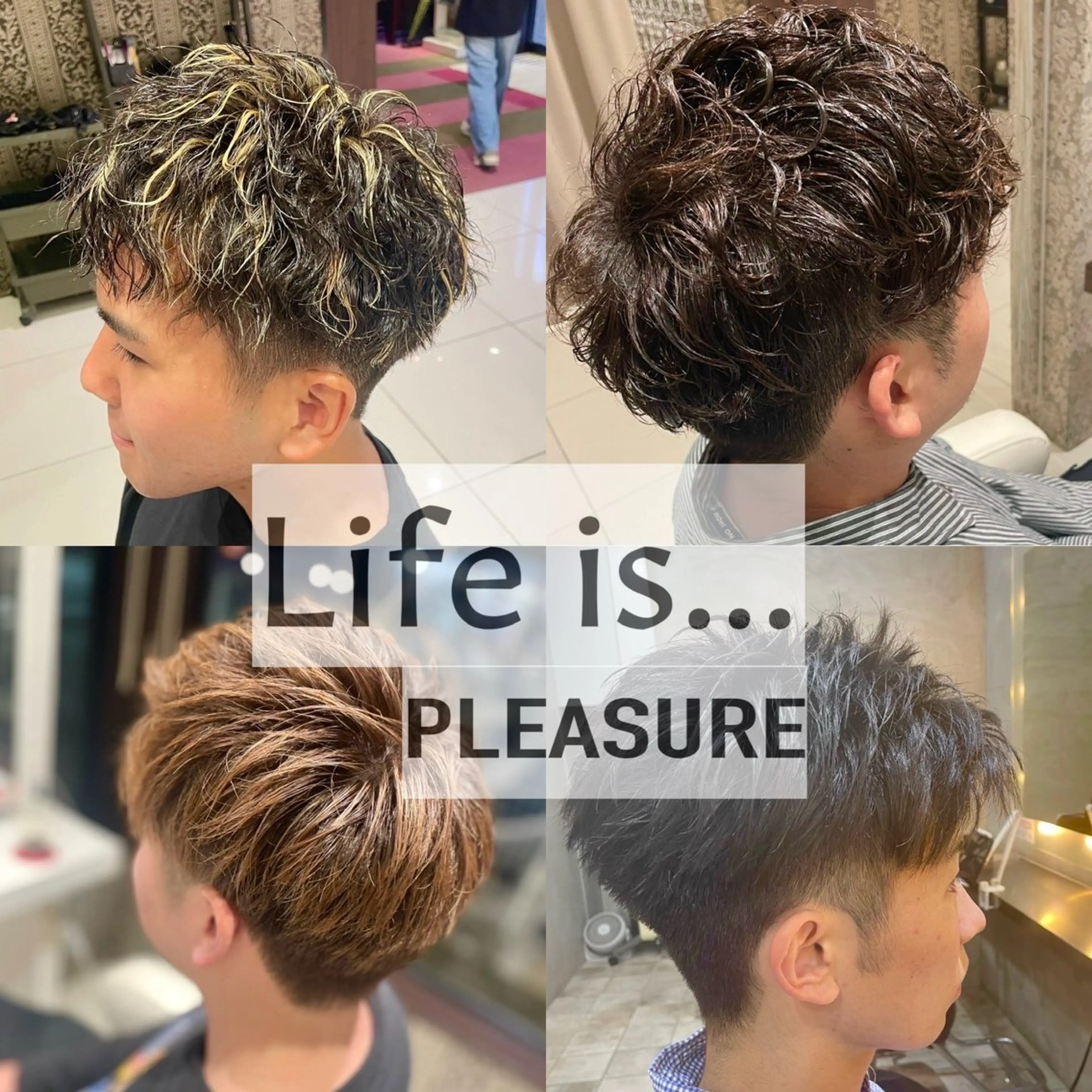 ショート メンズ Life is pleasure所属・岡田 駿也のヘアスタイル