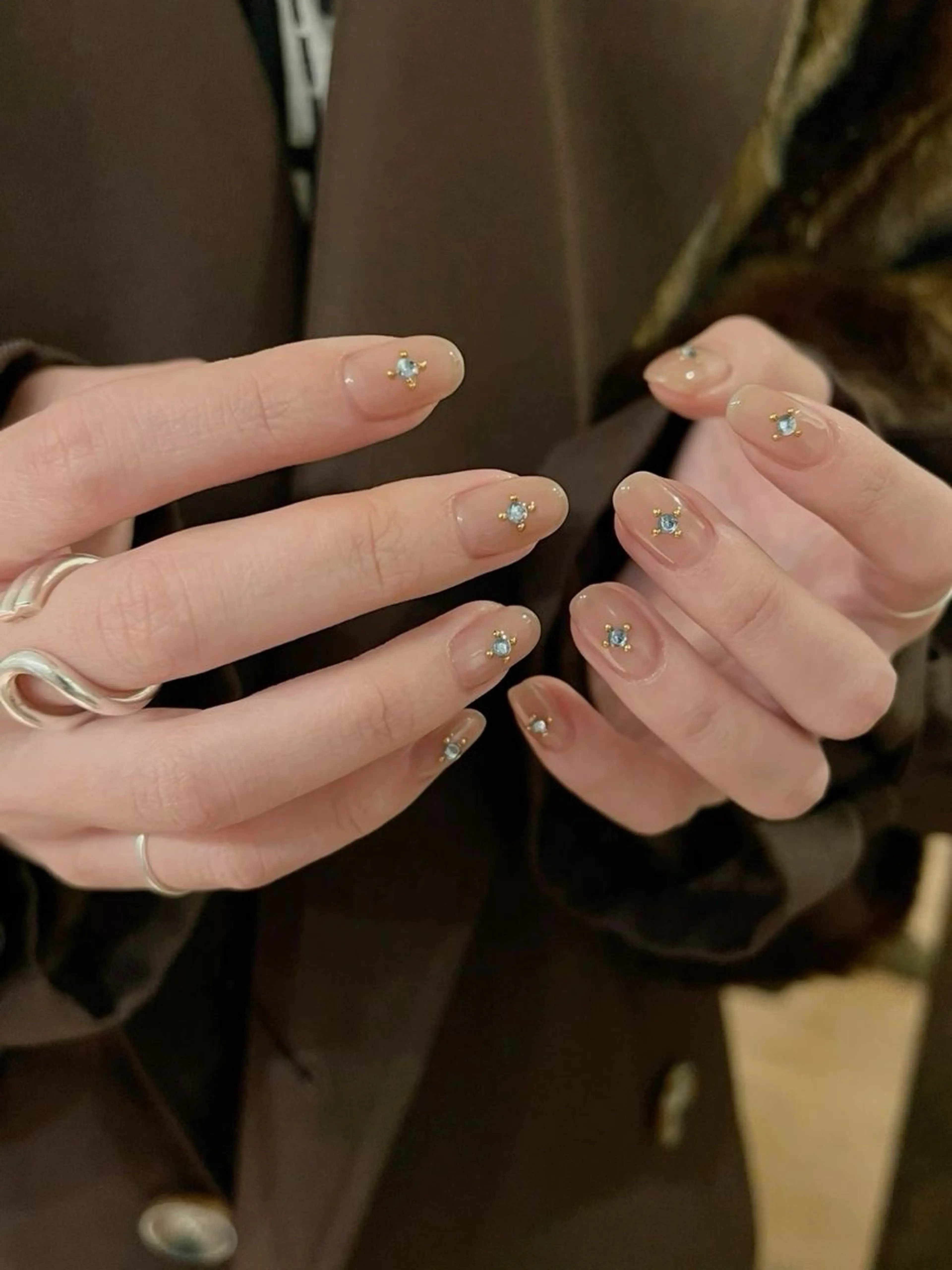 ネイル ストーンネイル ハンドネイル Any_nail新大久保店所属・Any nail新大久保店のネイルデザイン