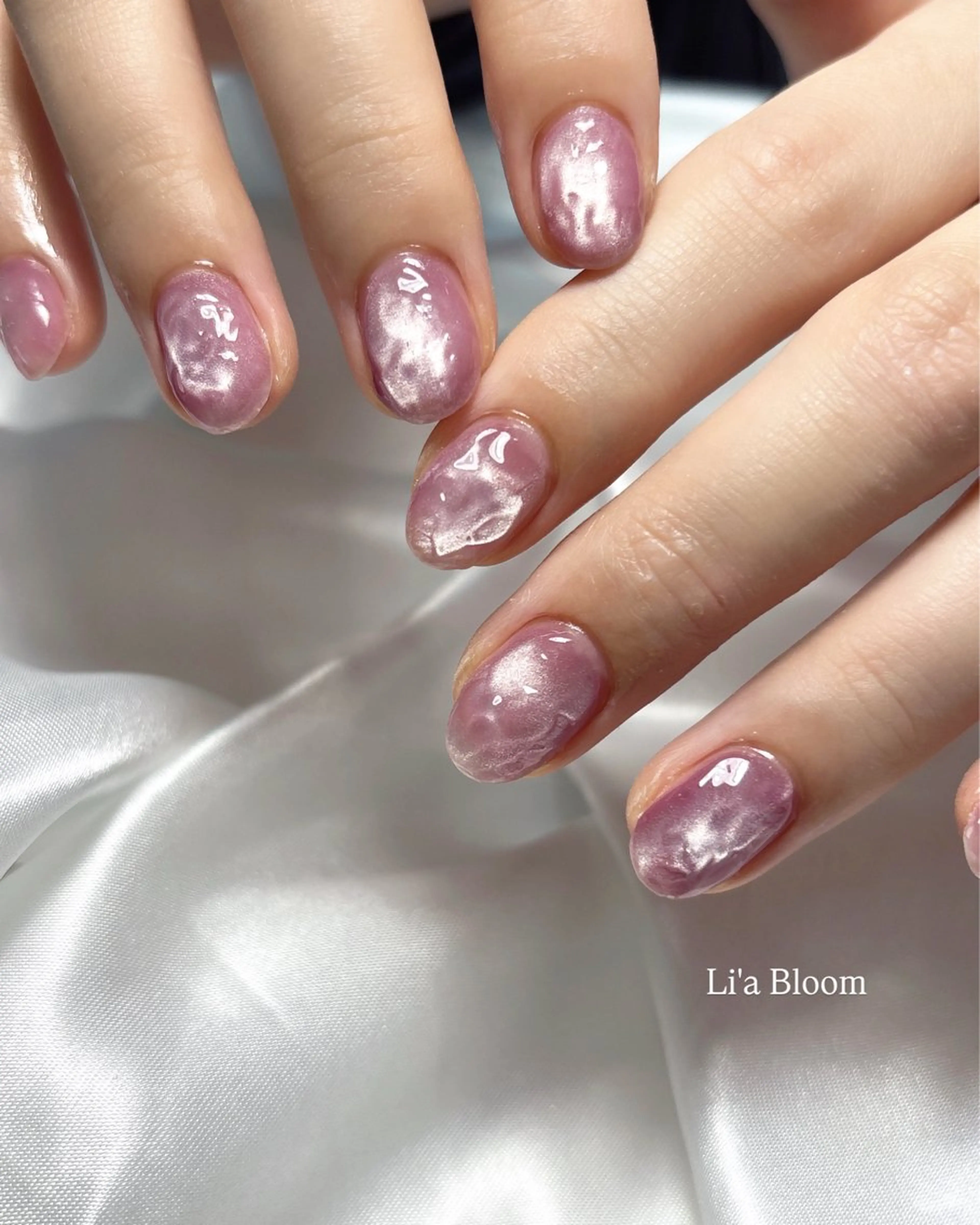 ネイル ハンドネイル Li'a Bloom所属・🦋🤍 madoka🤍のネイルデザイン