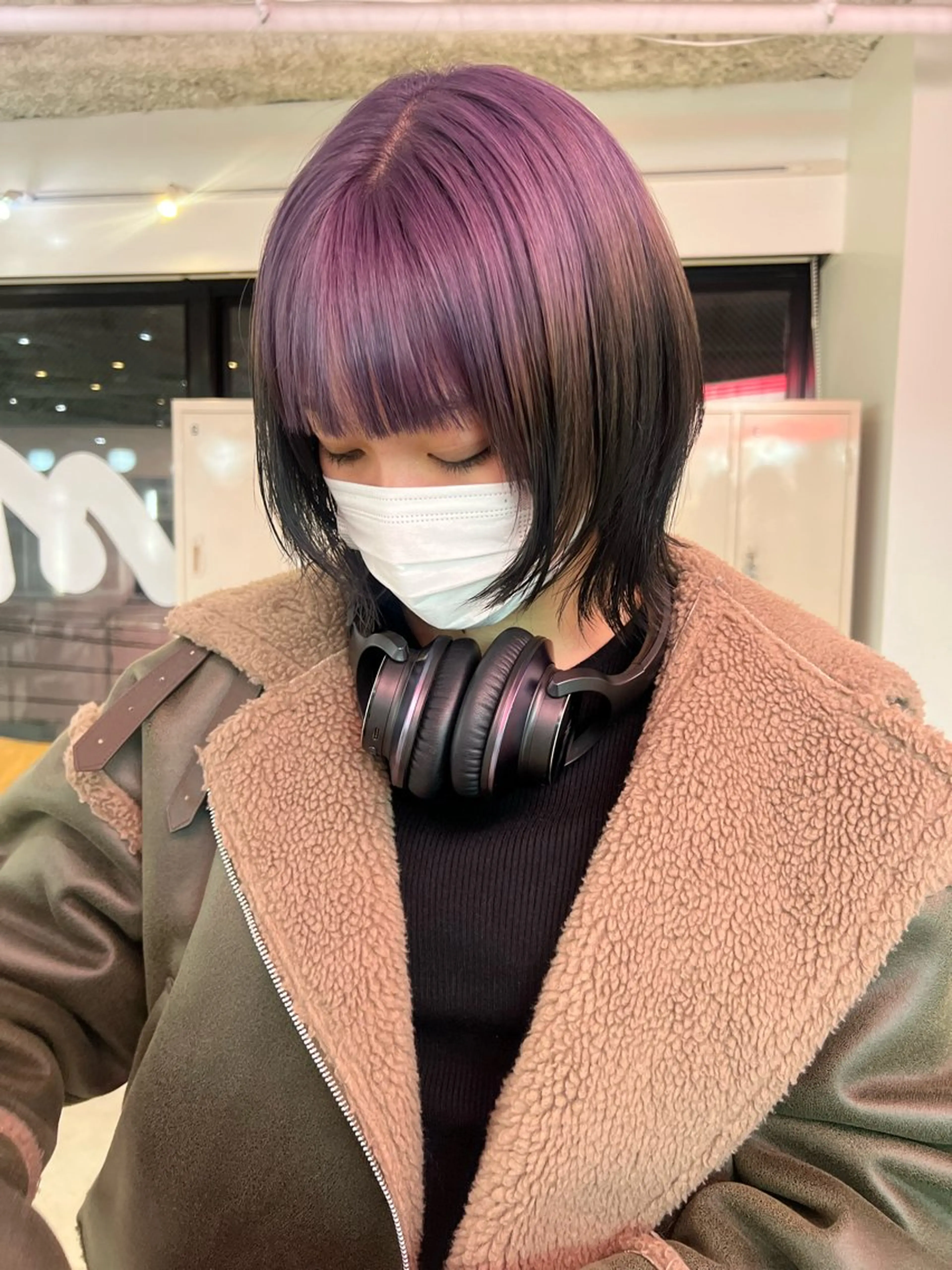 ミディアム カット ヘアカラー 💥ウルフカット デザインあんな💥のヘアスタイル