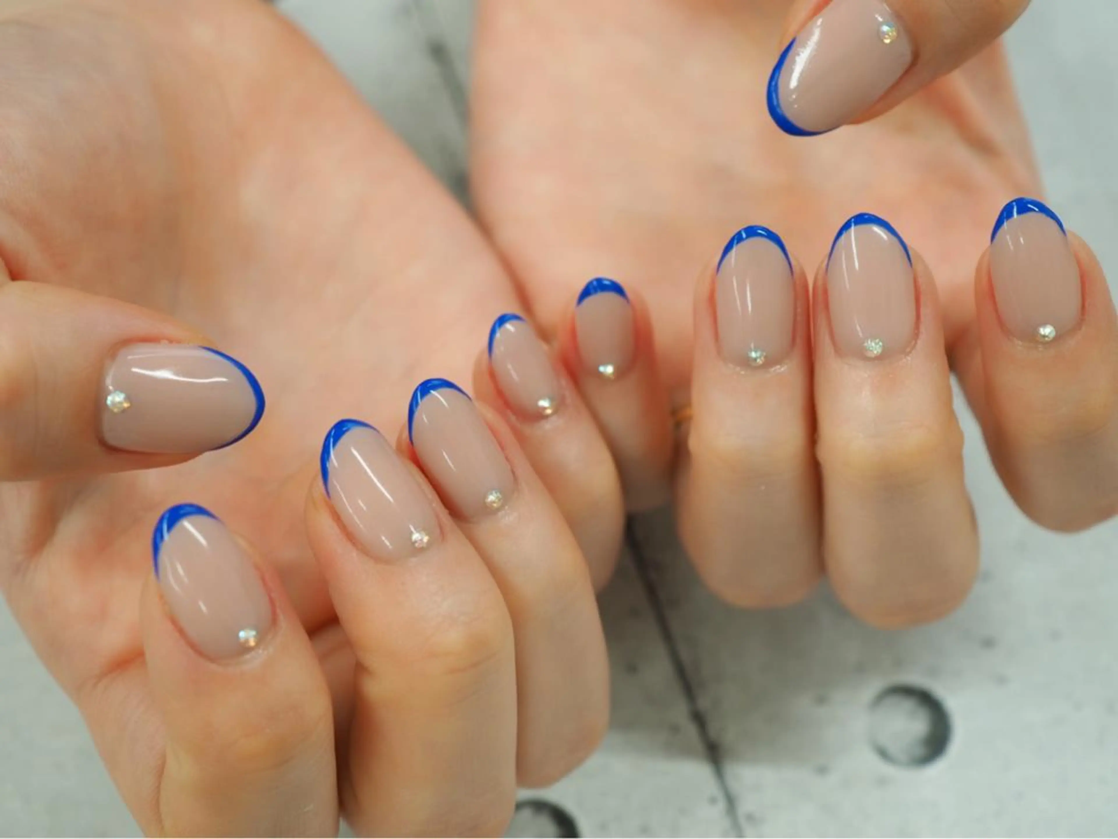 ネイル フレンチネイル Glück ...所属・Glück... chikakoのネイルデザイン