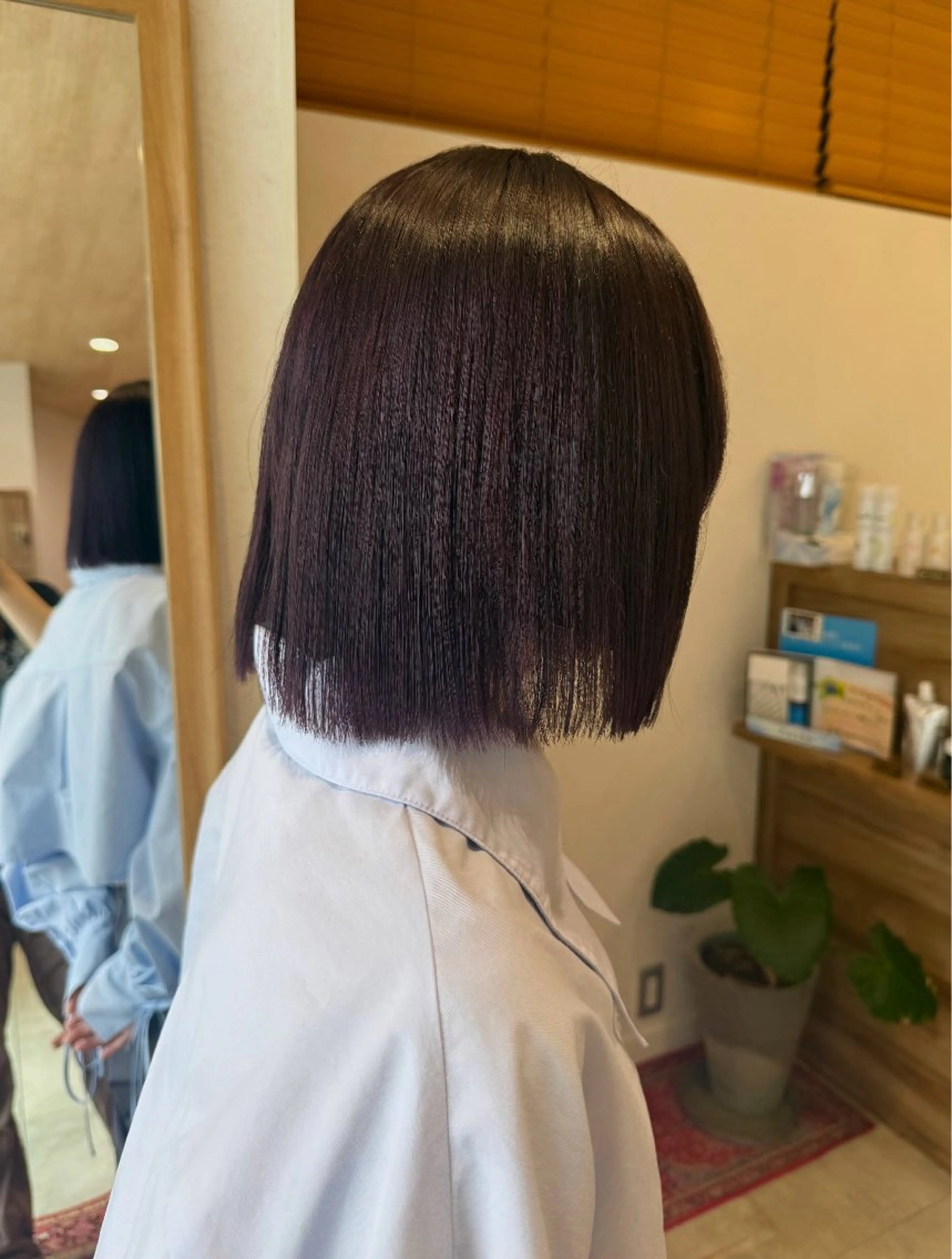 ミディアム カラー カット ヘアカラー トリートメント レイヤー/艶カラー /yuan⟡.·のヘアスタイル