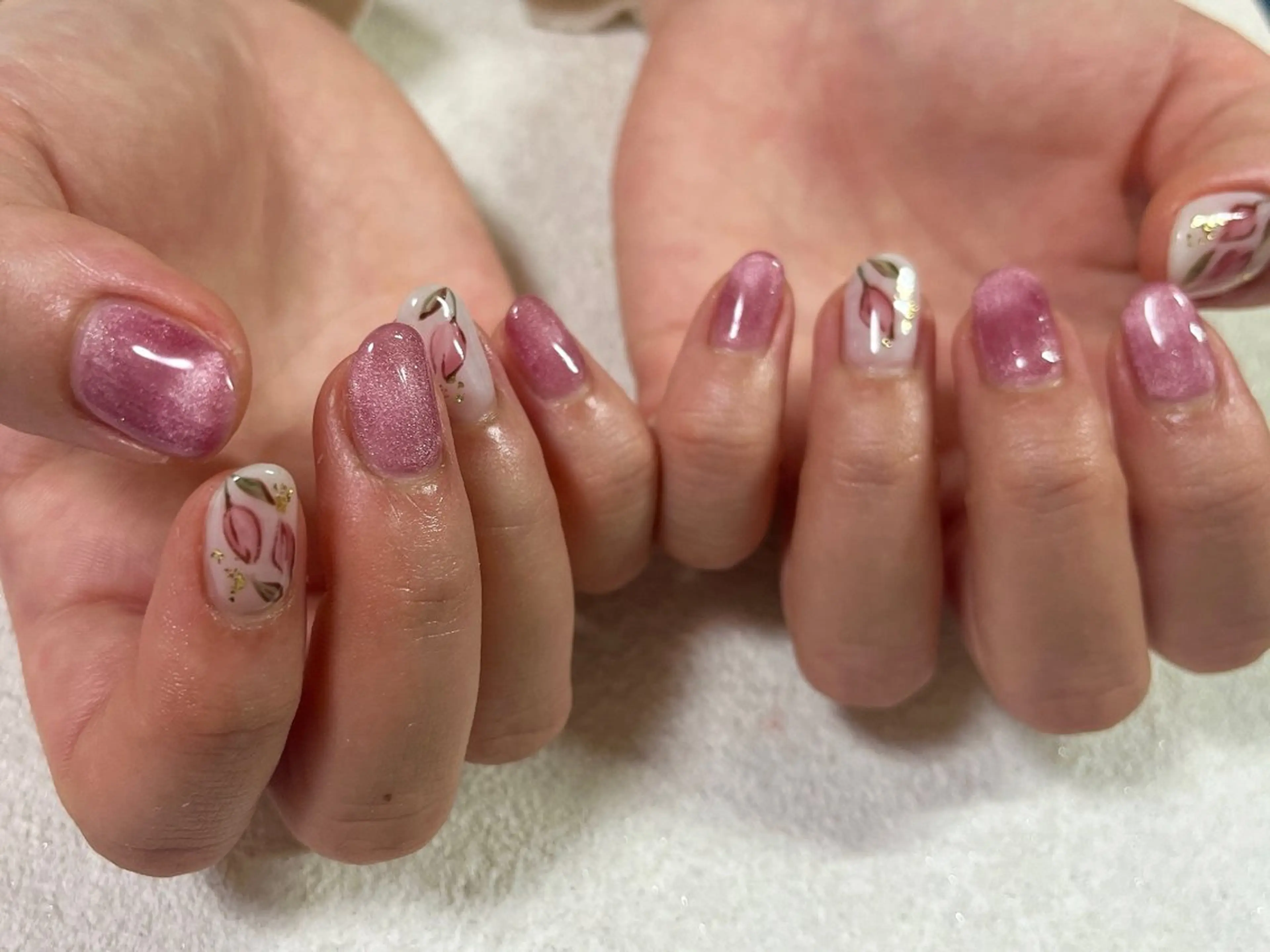 ネイル ジェルネイル 韓国ネイル メンズネイル パラジェル 春ネイル ハンドネイル kiki nail &brow二子玉川のネイルデザイン