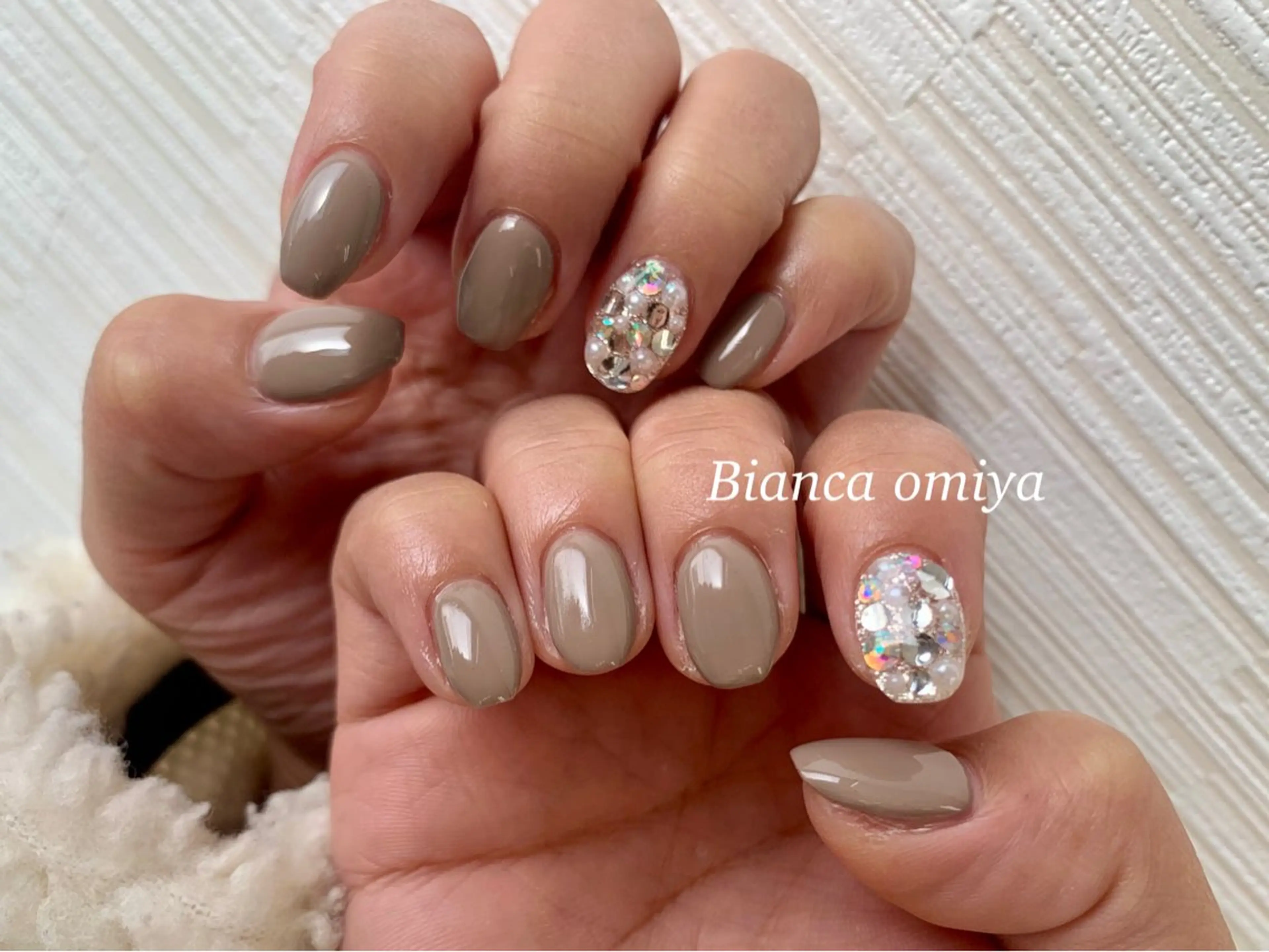 ネイル フラッシュネイル フレンチネイル ジェルネイル グラデーション マグネットネイル ハンドネイル Bianca大宮 katoᕱ⑅ᕱﾞのネイルデザイン