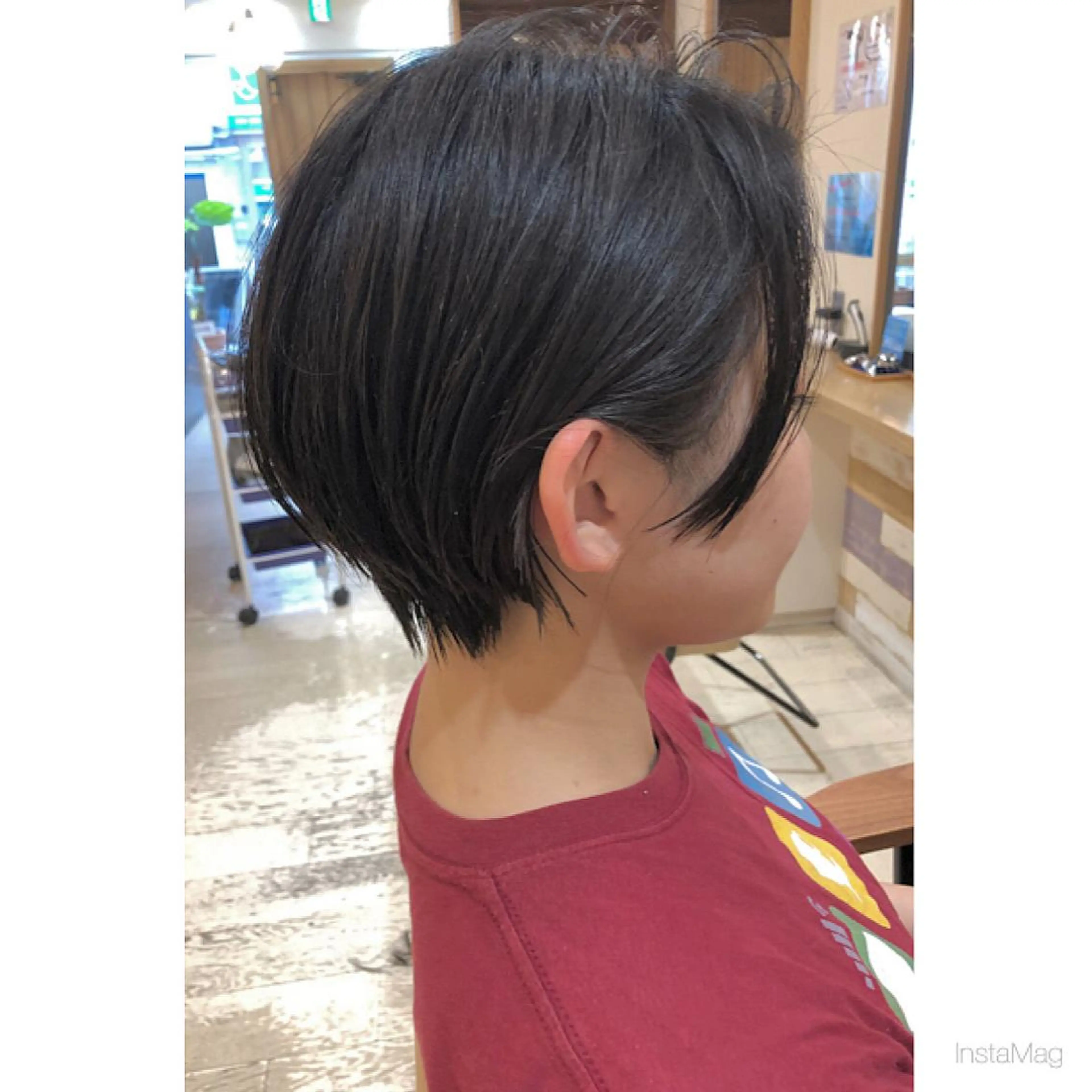 ショート ショートヘア カット トリートメント 岩間 香純のヘアスタイル