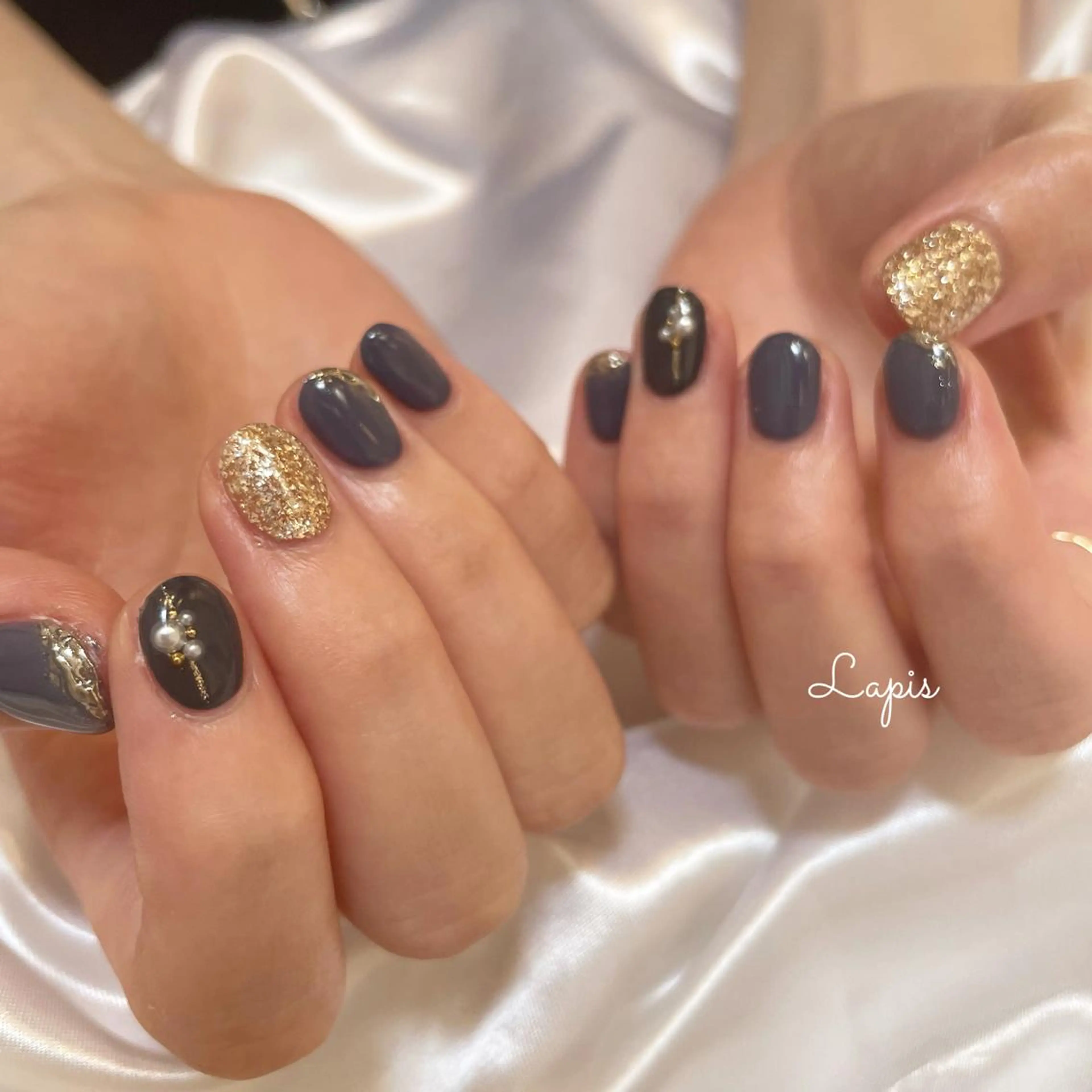 ネイル ハンドネイル Lapis *のネイルデザイン