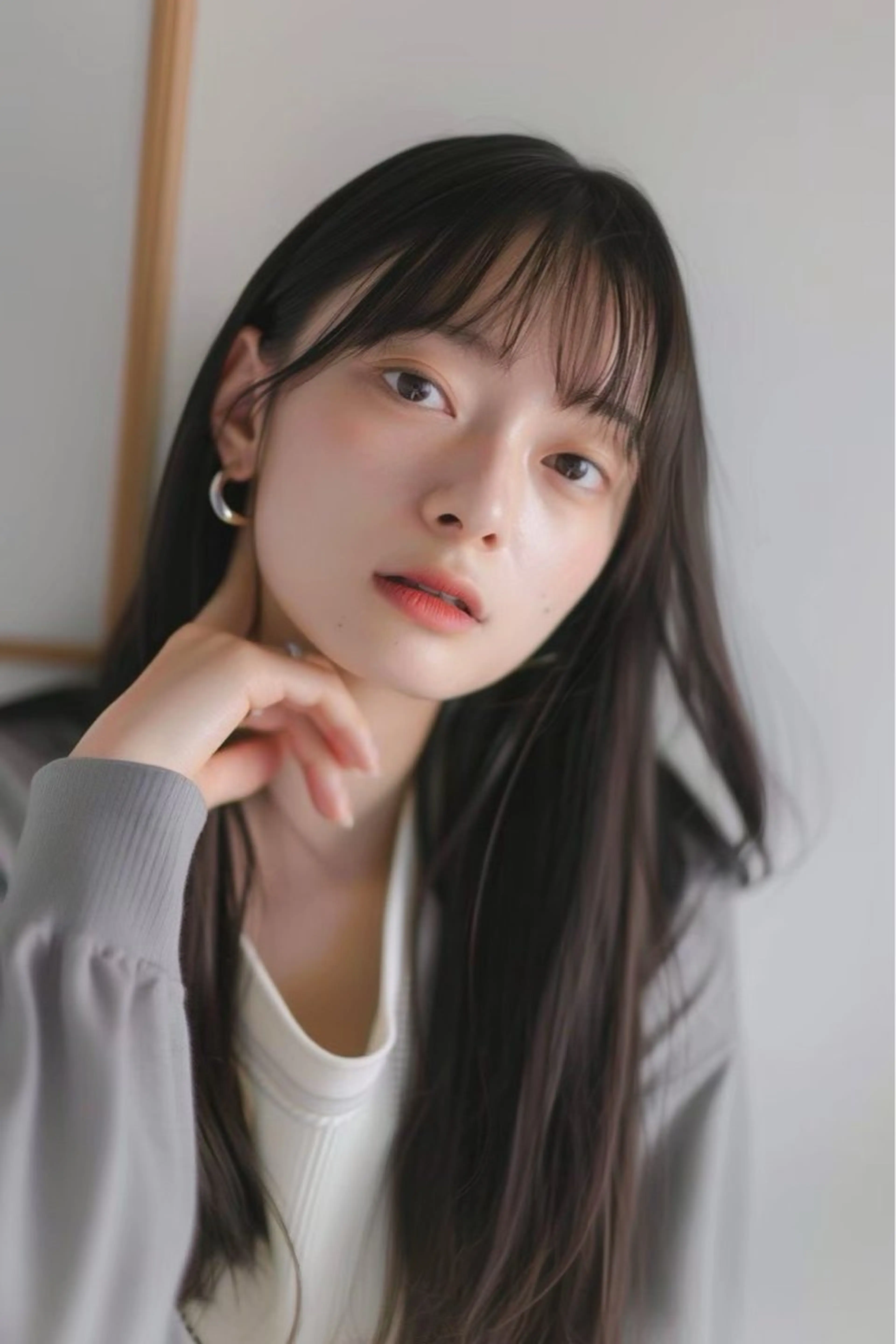 ミディアム カラー カット ヘアカラー トリートメント 学割クーポンあり/ 透け感カラーYUTOのヘアスタイル