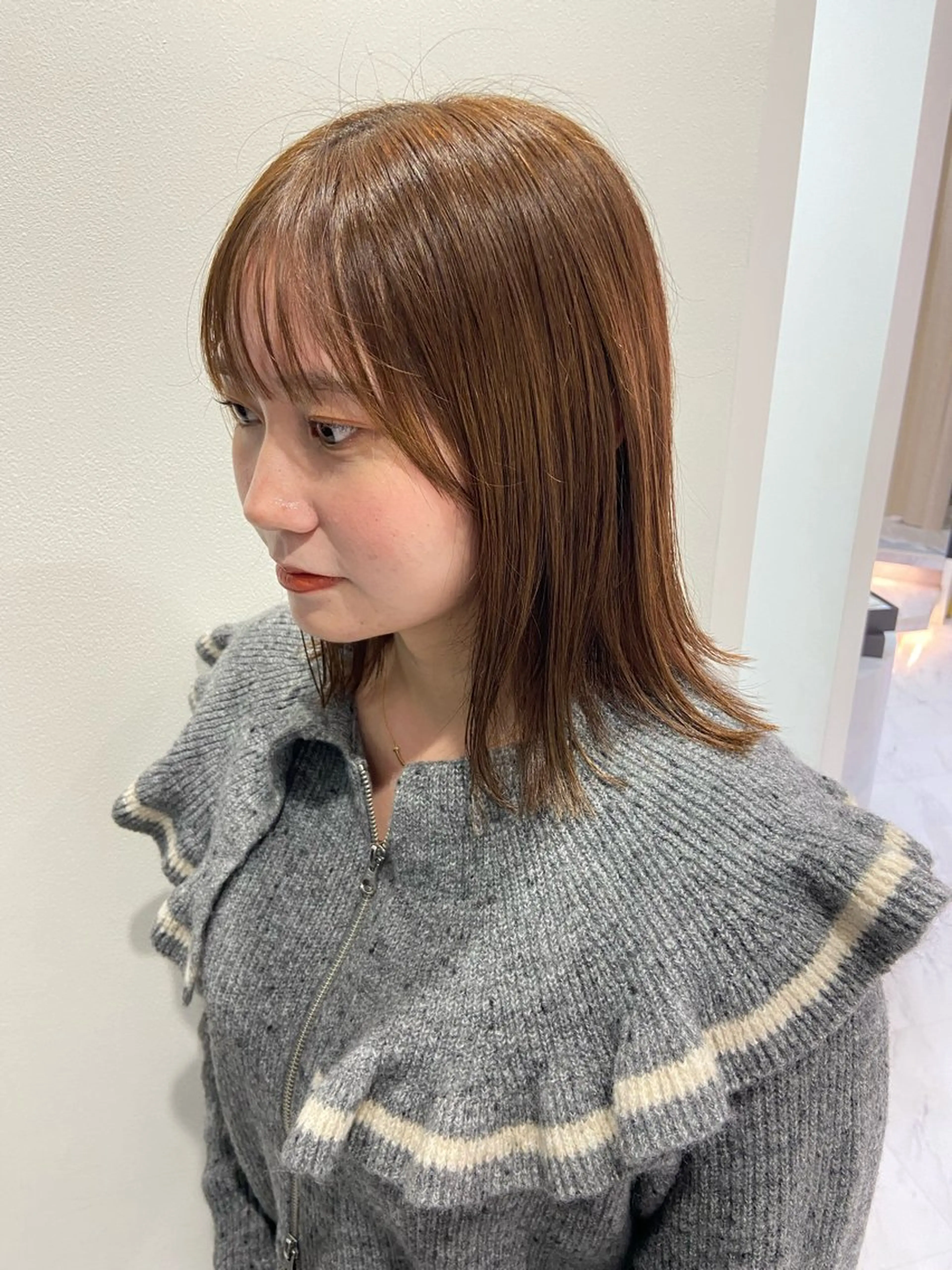 ミディアム カット ヘアカラー 名駅/ハイトーン /Y2k/YUNAのヘアスタイル
