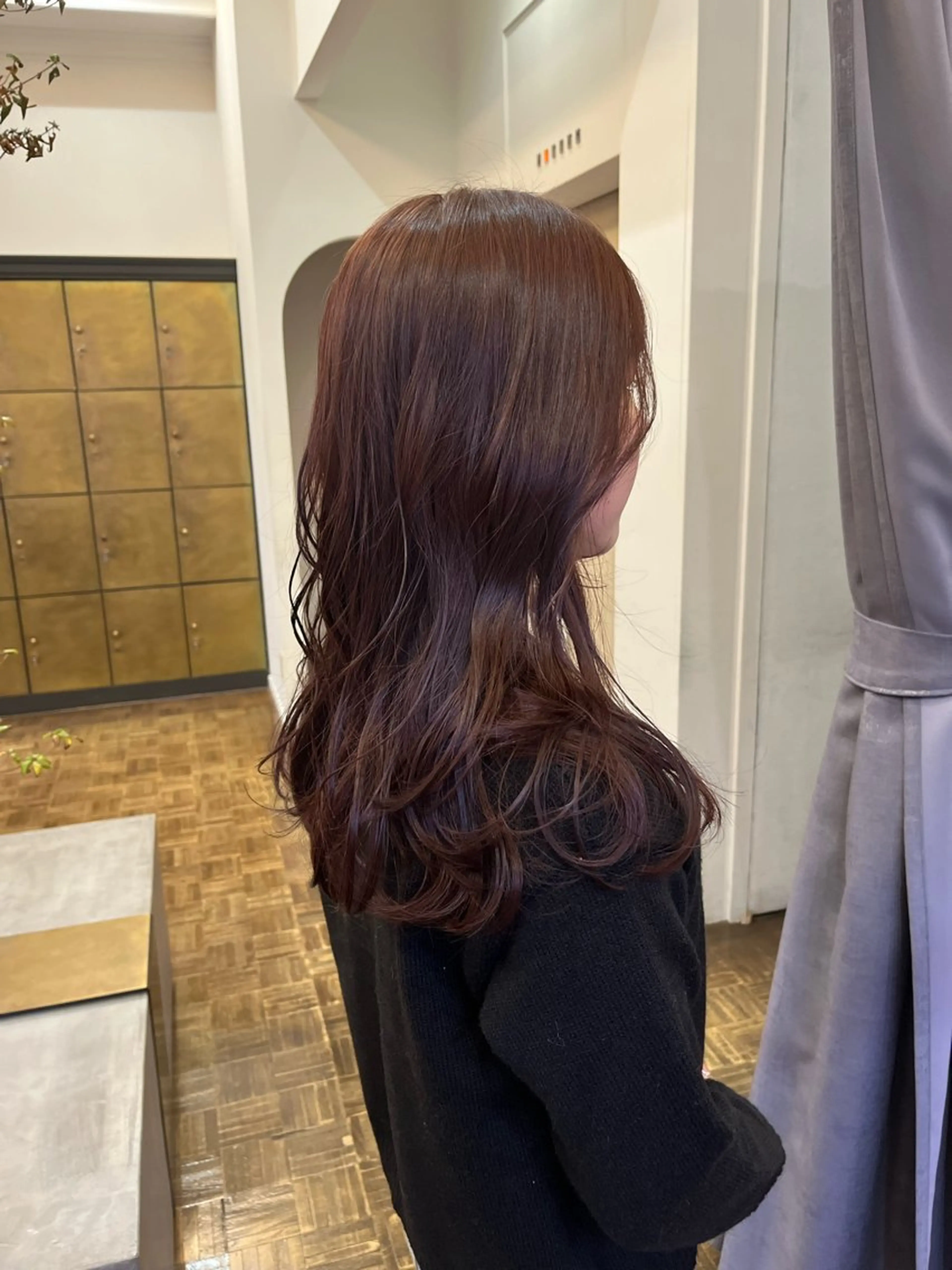 ロング カラー カット ヘアカラー asuka/暖色 /レイヤー/ボブのヘアスタイル