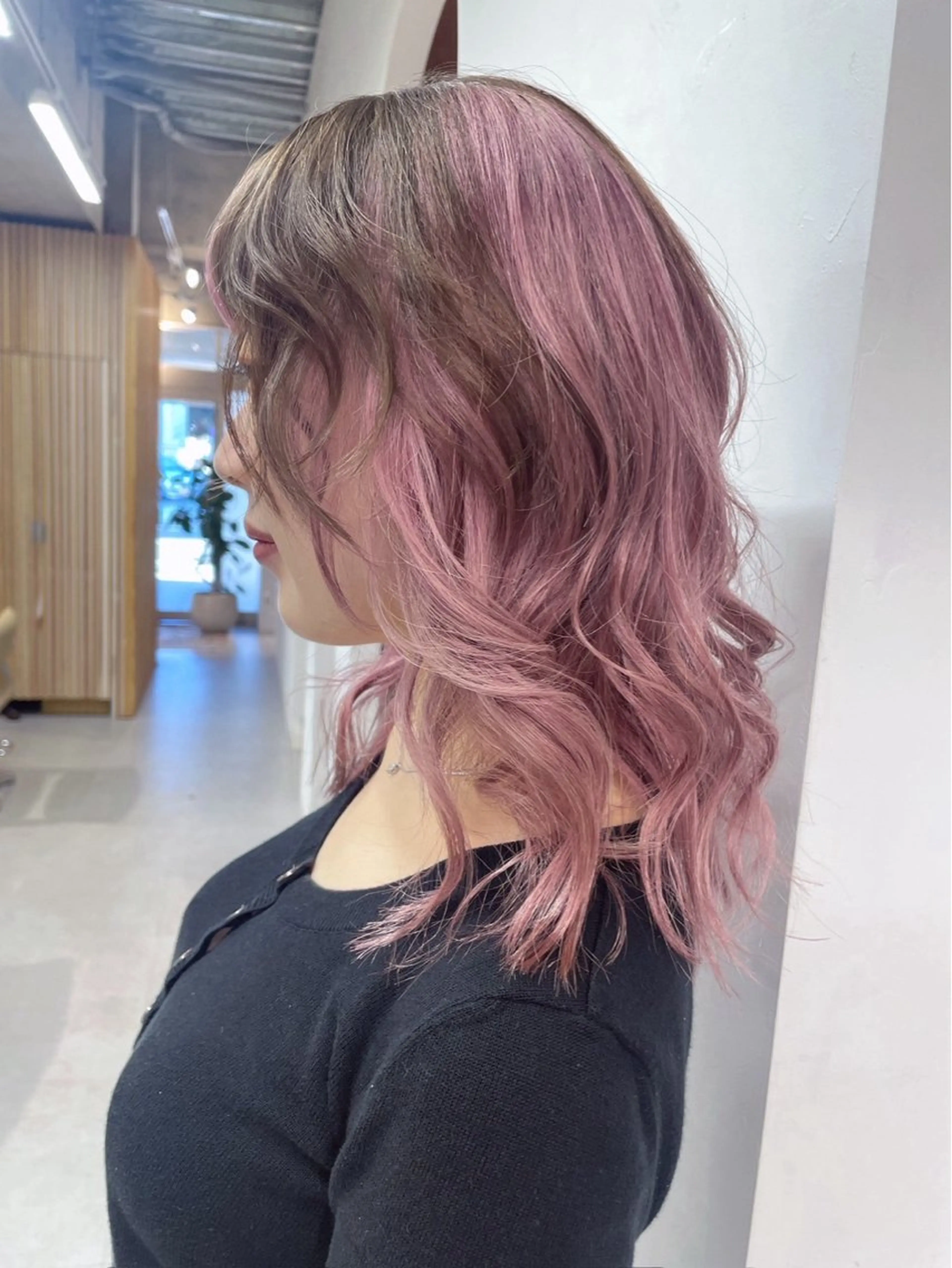 デザインカラー🍒ブリーチ有り(インナー.イヤリング.アンブレラ.ポイントその他デザインカラー)の写真