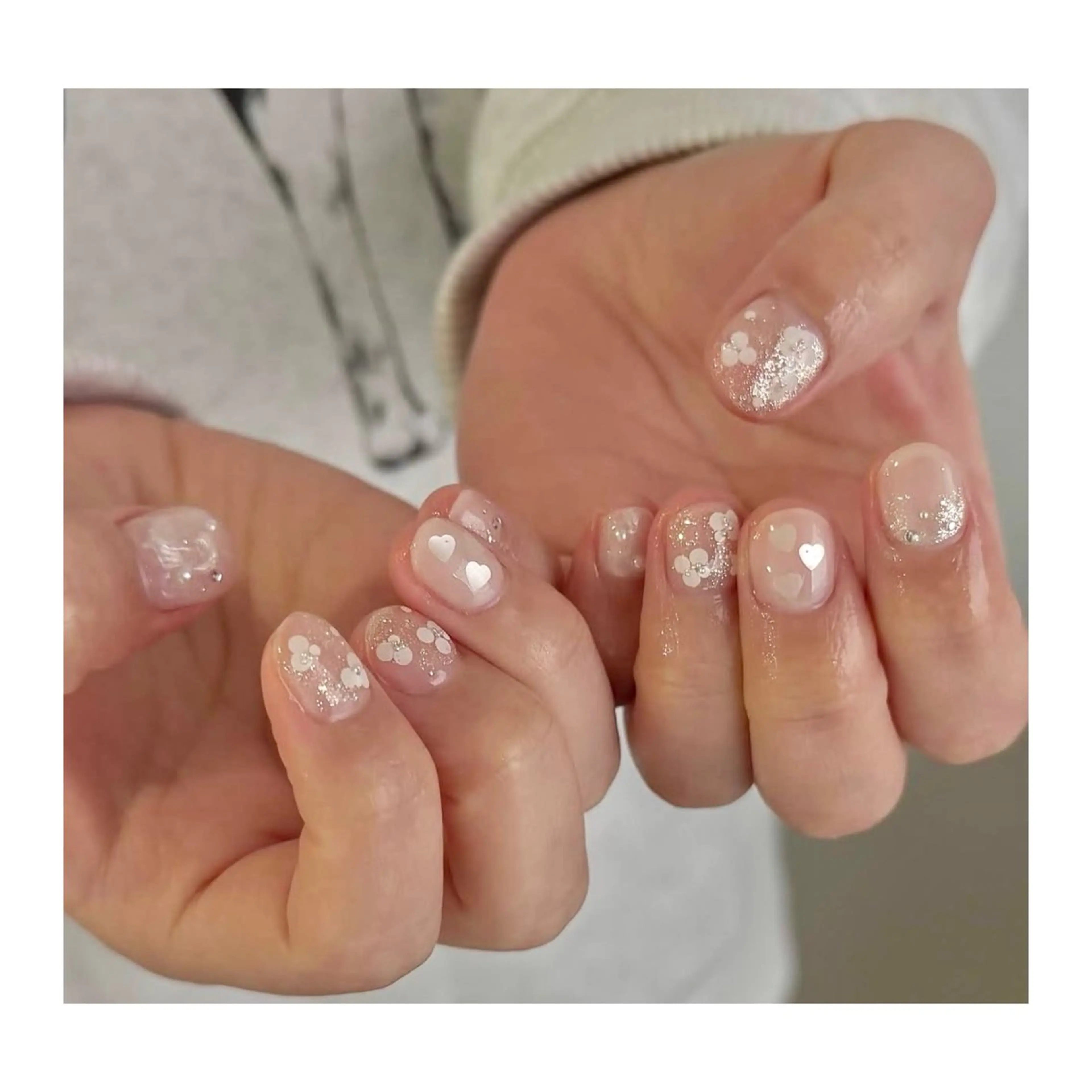 ネイル ハンドネイル ⏦Little 𐙚 Nail⏦のネイルデザイン