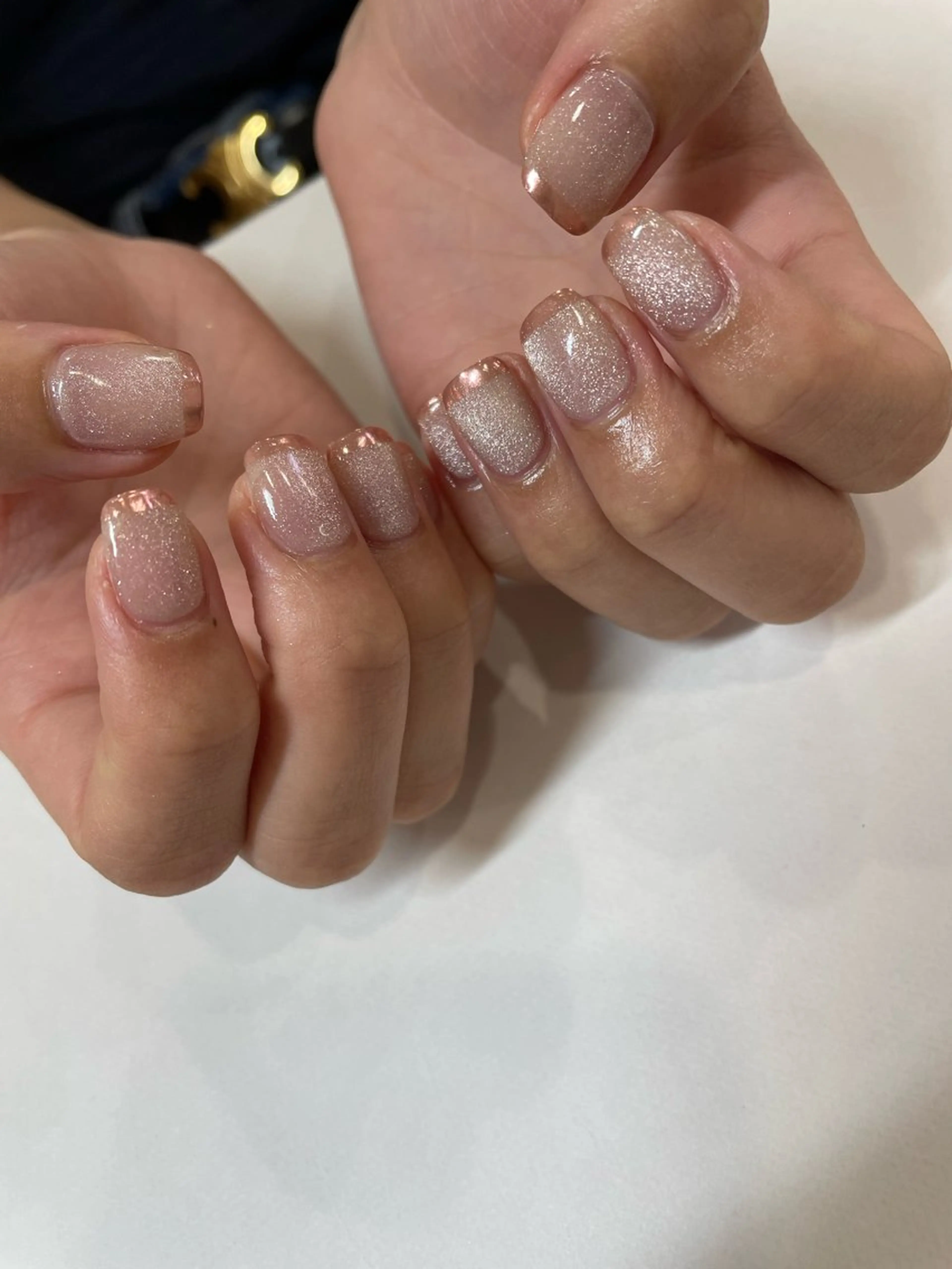 ネイル フレンチネイル マグネットネイル ミラーネイル 🌕akuri🌖 nuance/専門のネイルデザイン