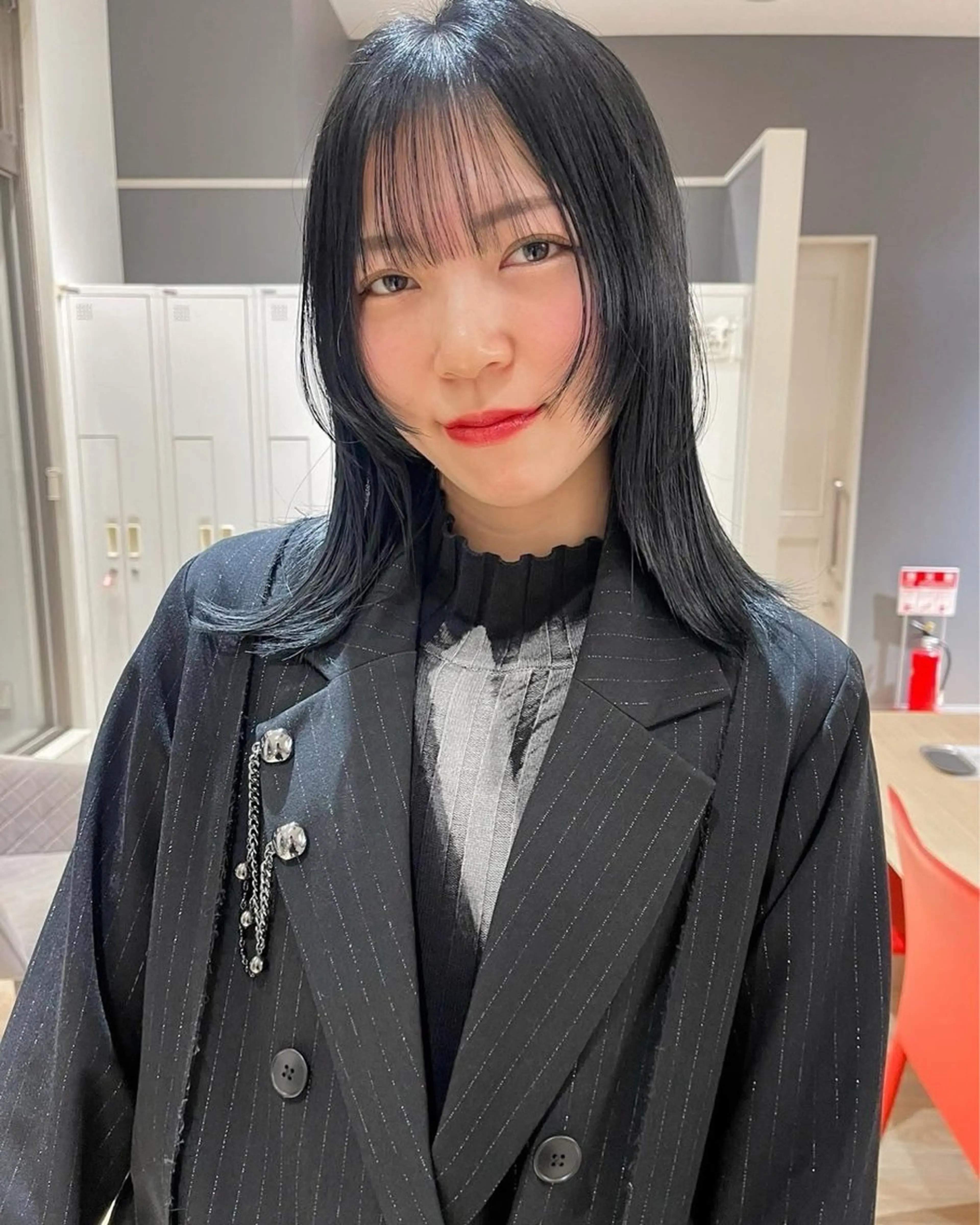 セミロング カット ヘアカラー 樋口智士/倉敷/中庄 /縮毛矯正/髪質改善のヘアスタイル