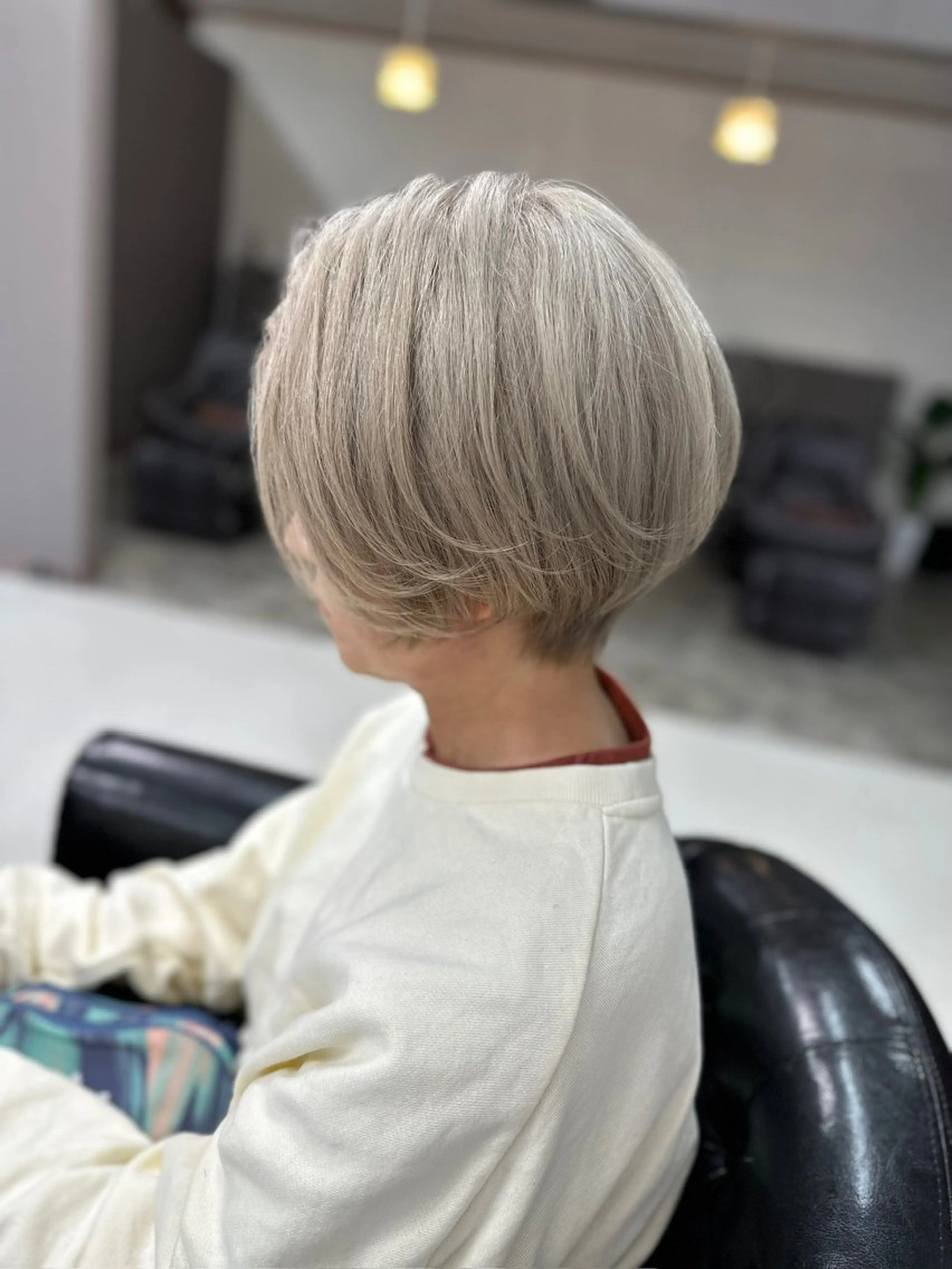 ショート カラー ブリーチ ケアブリーチ デザインカラー トリートメント YURI ✨のヘアスタイル