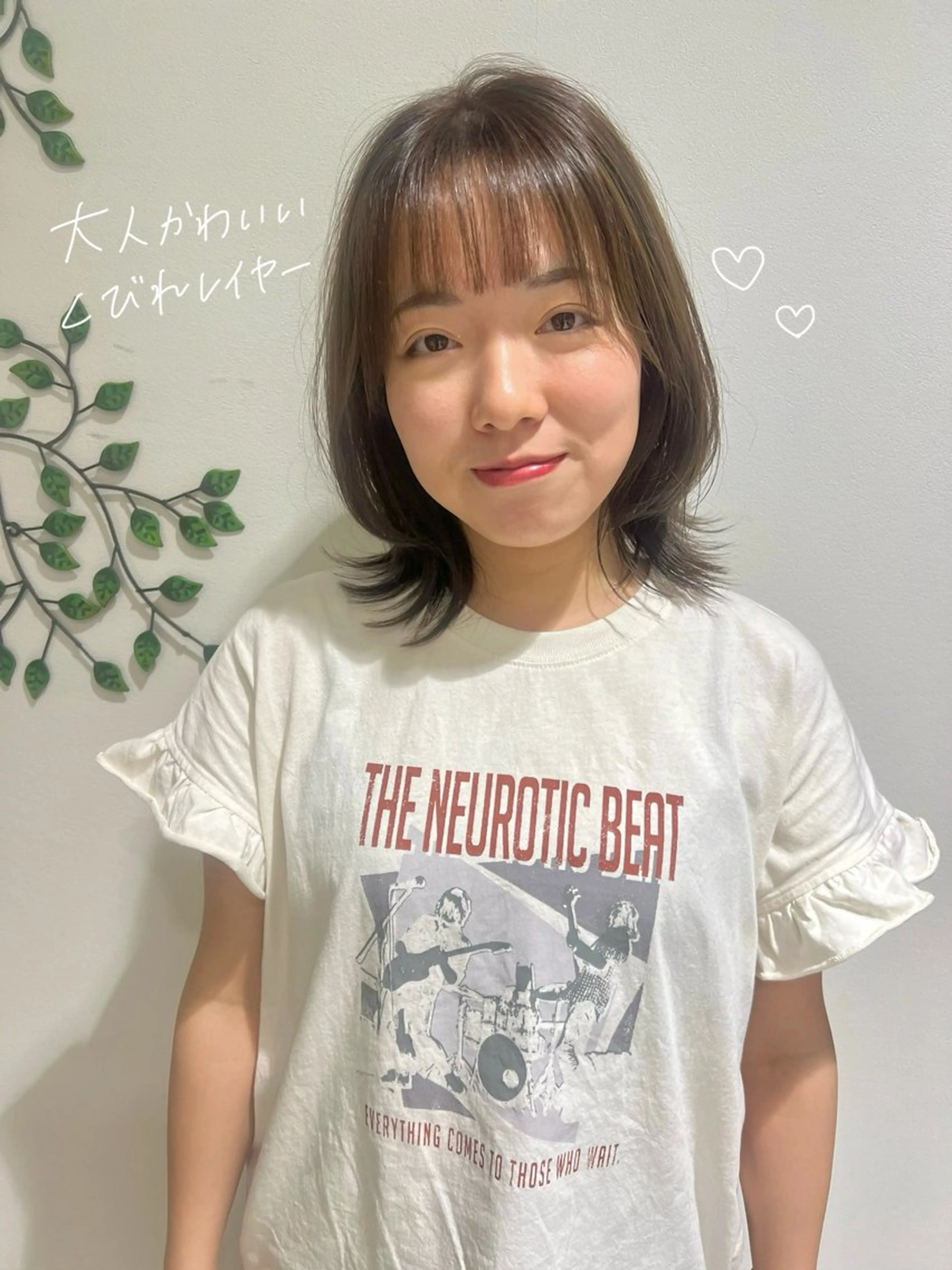 ミディアム カラー アッシュ 黒髪 ブリーチ ブルーカラー ブルーブラック カット 🌿寄り添い型美容師 🌿yuiのヘアスタイル