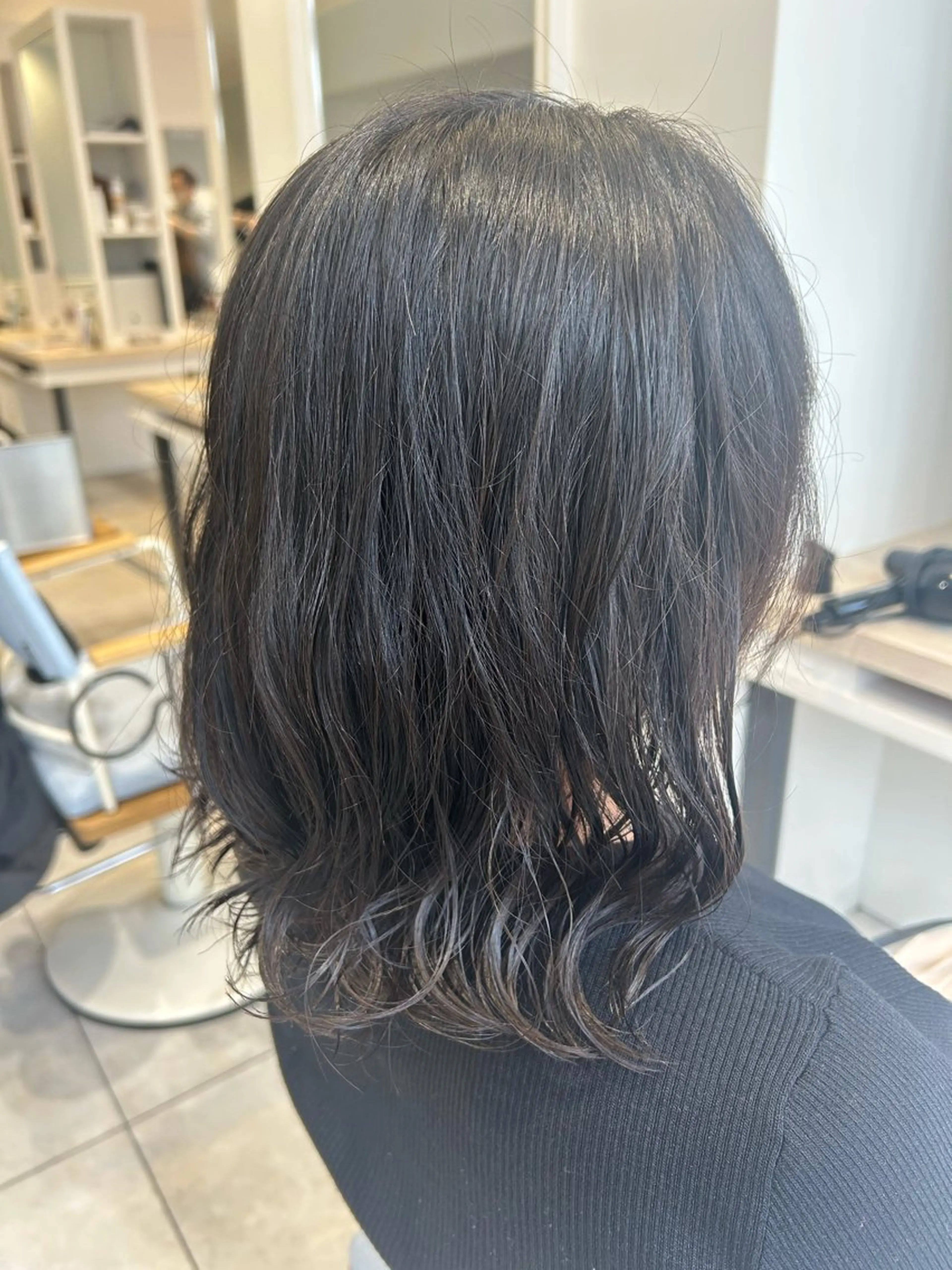 ミディアム パーマ 《.Xian》ミサキ /艶髪/メンズパーマのヘアスタイル