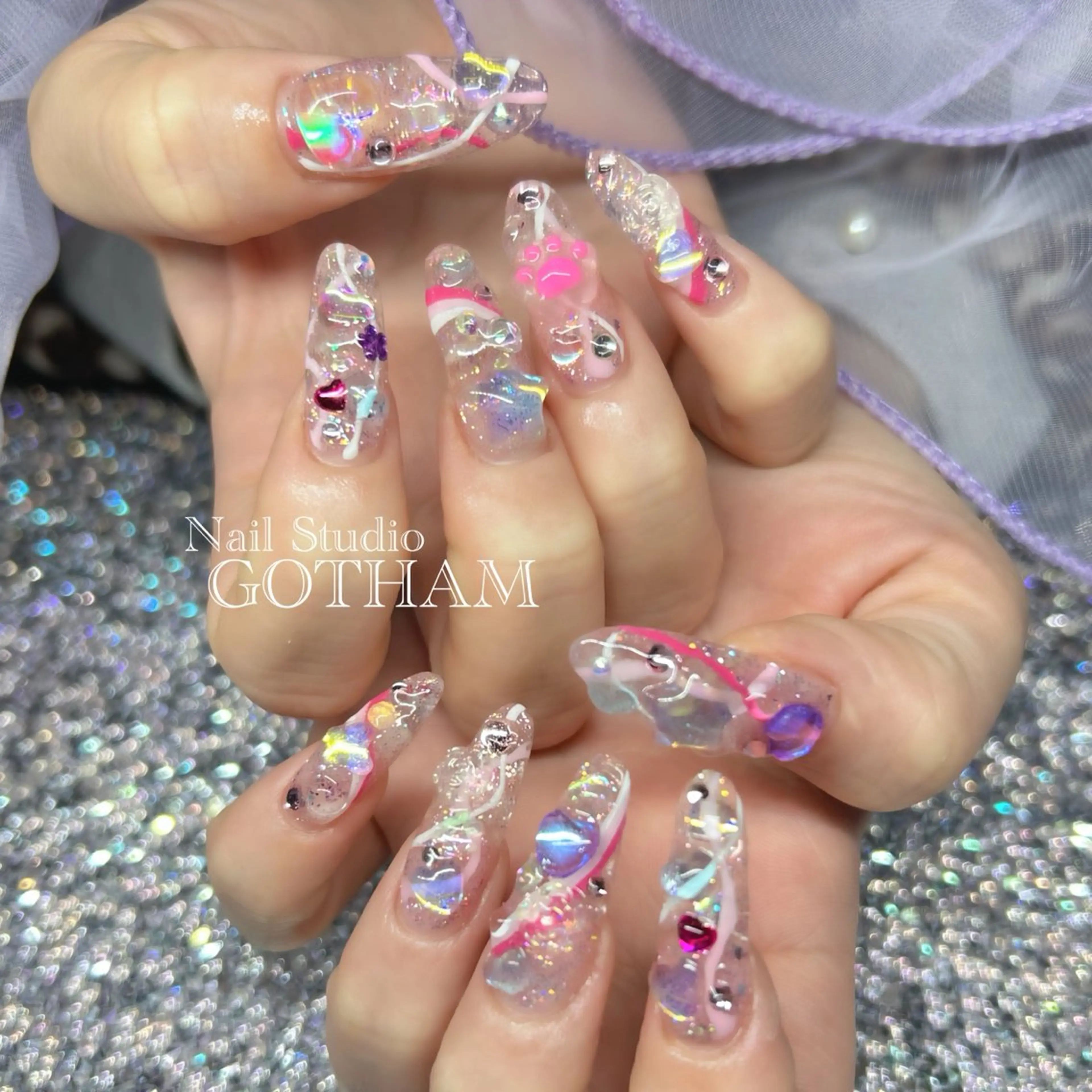 ネイル ハンドネイル Nail Studio GOTHAM所属・高円寺駅からすぐ🌈 ネイルGOTHAMのネイルデザイン