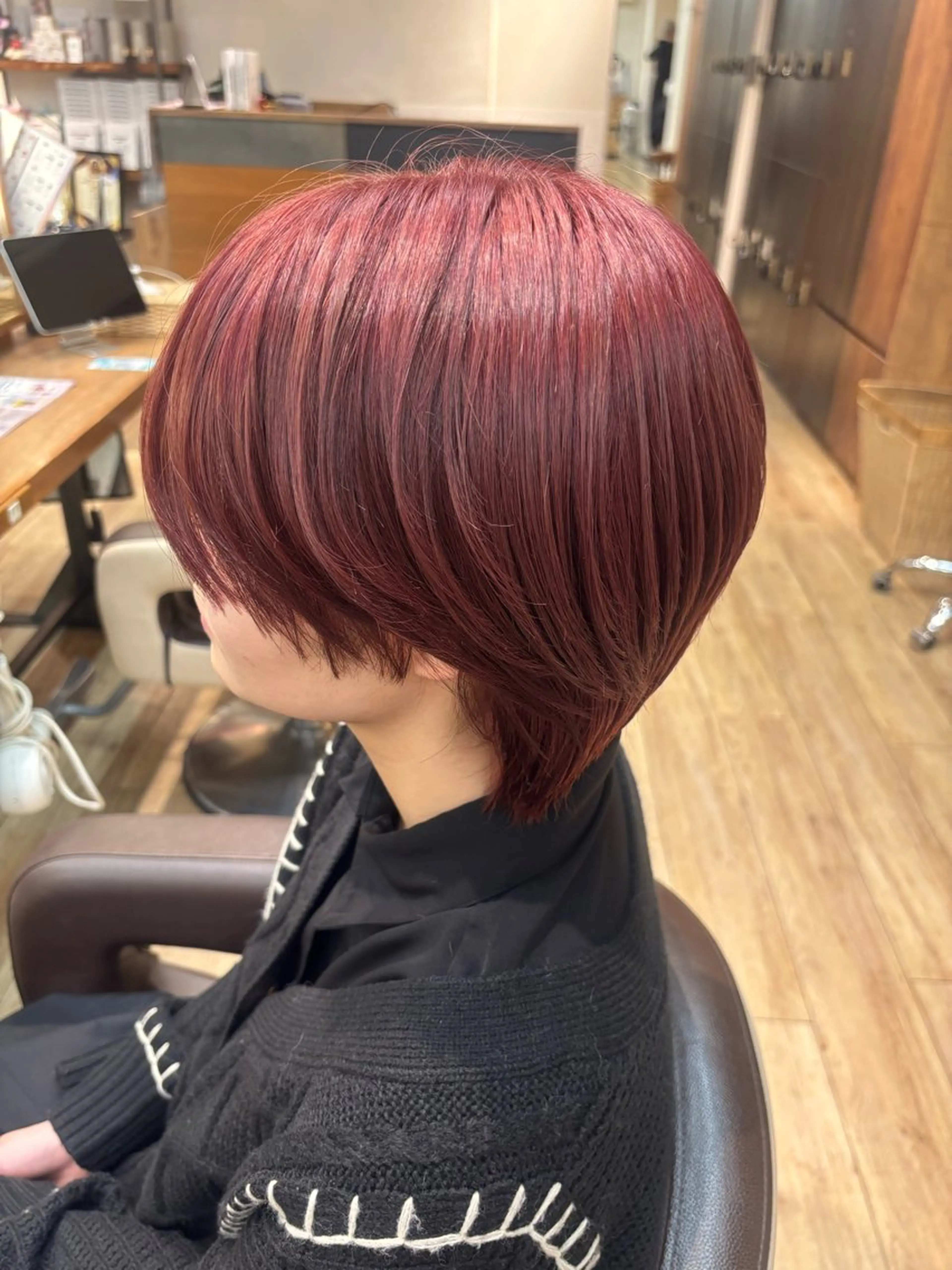 ショート ヘアカラー ゆうこ🍀髪質改善/ ストレート/艶カラーのヘアスタイル