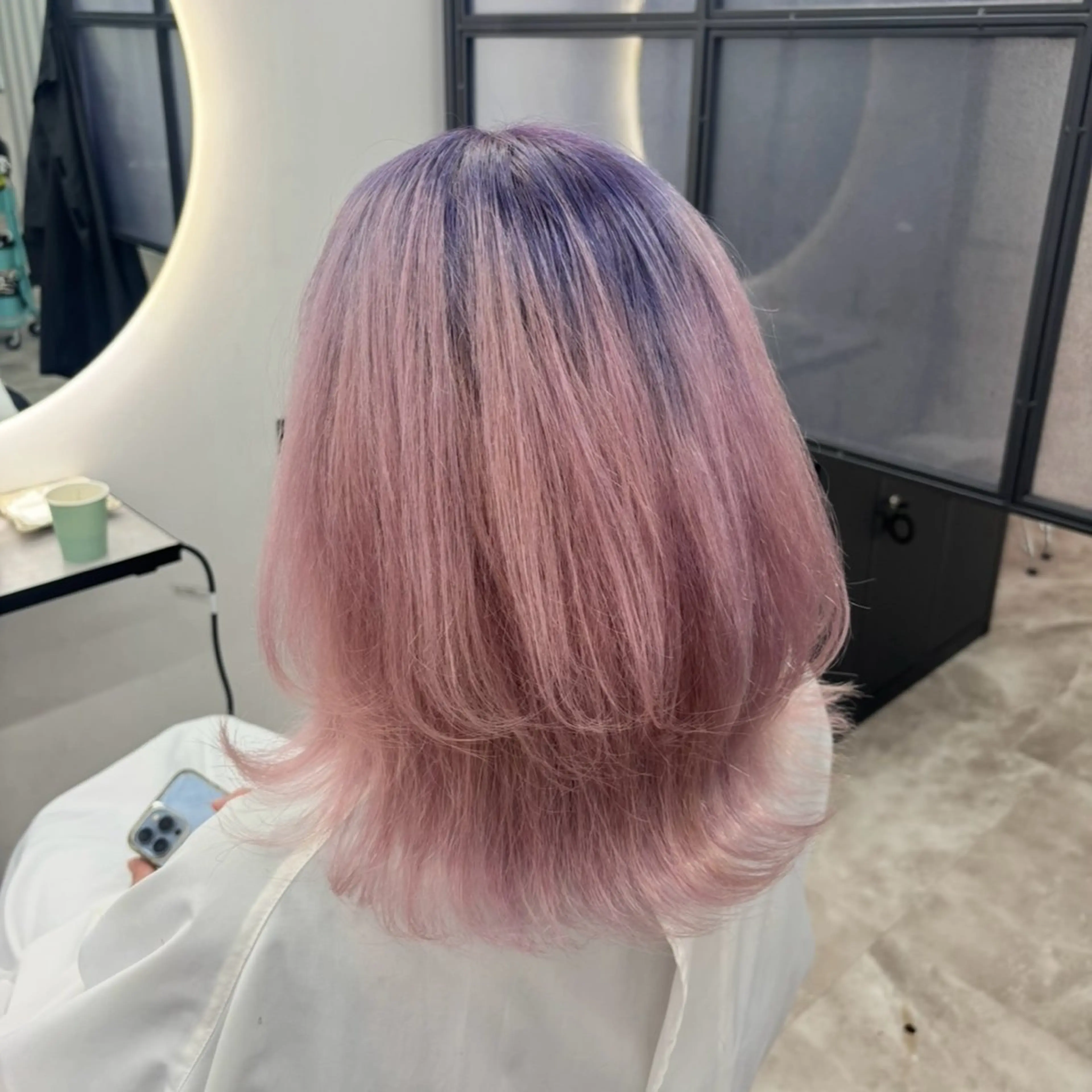 ミディアム カラー ヘアカラー Ren. 🦋デザインカラーのヘアスタイル
