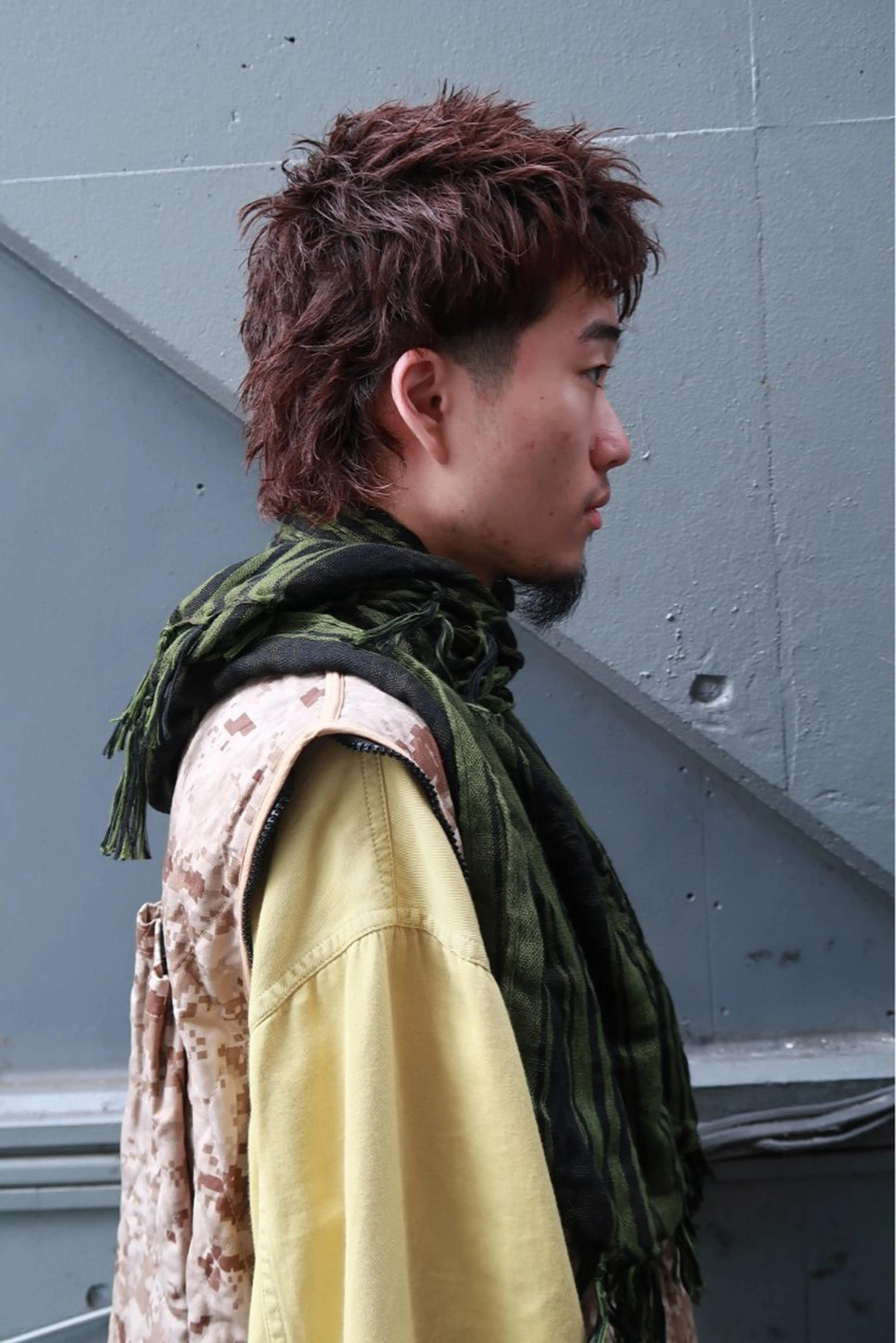 ショート カラー メンズ Rei/ 縮毛矯正/ ハイライトカラー募集のヘアスタイル