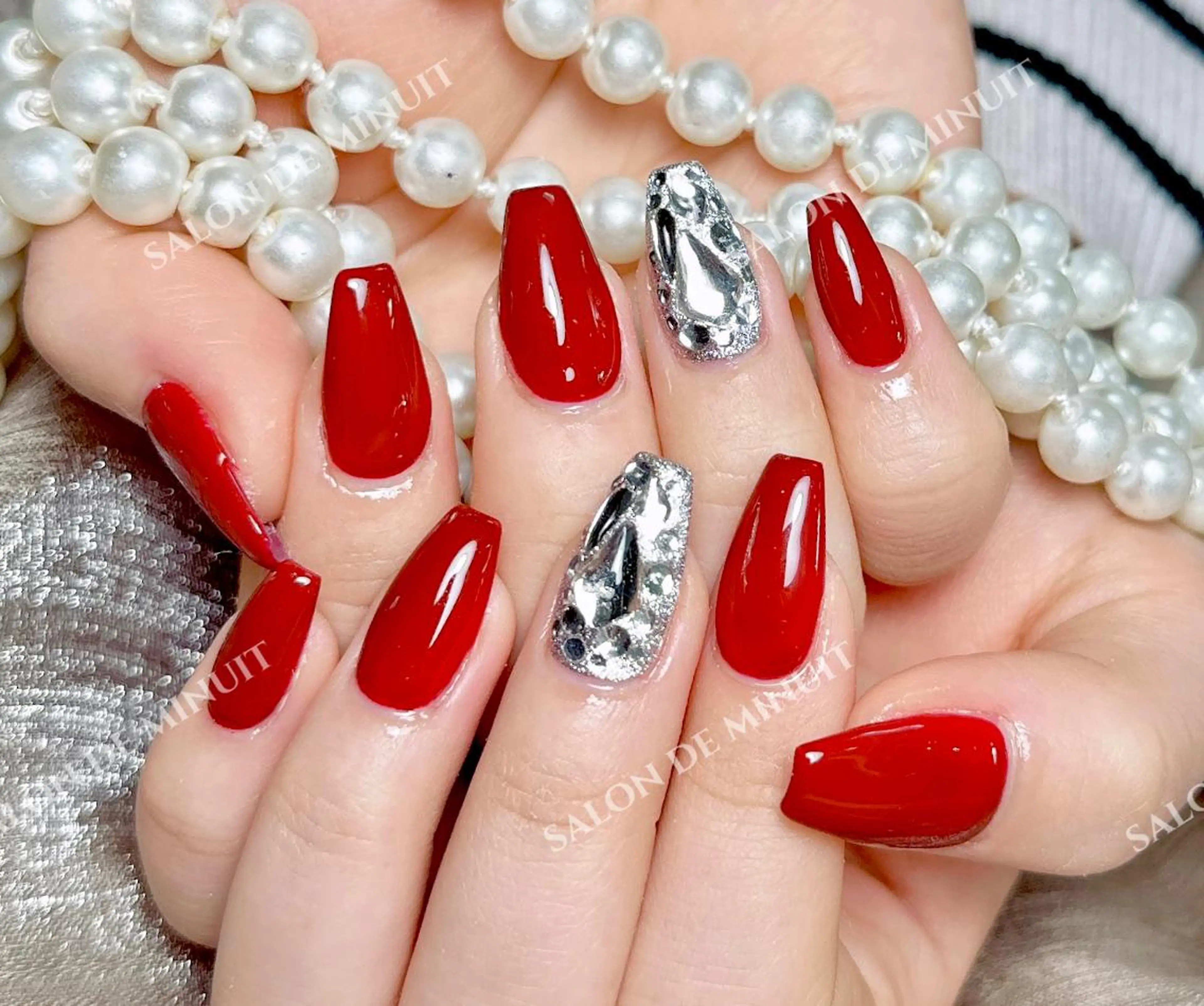 ネイル ハンドネイル ハンドケア Momo 🤍のネイルデザイン