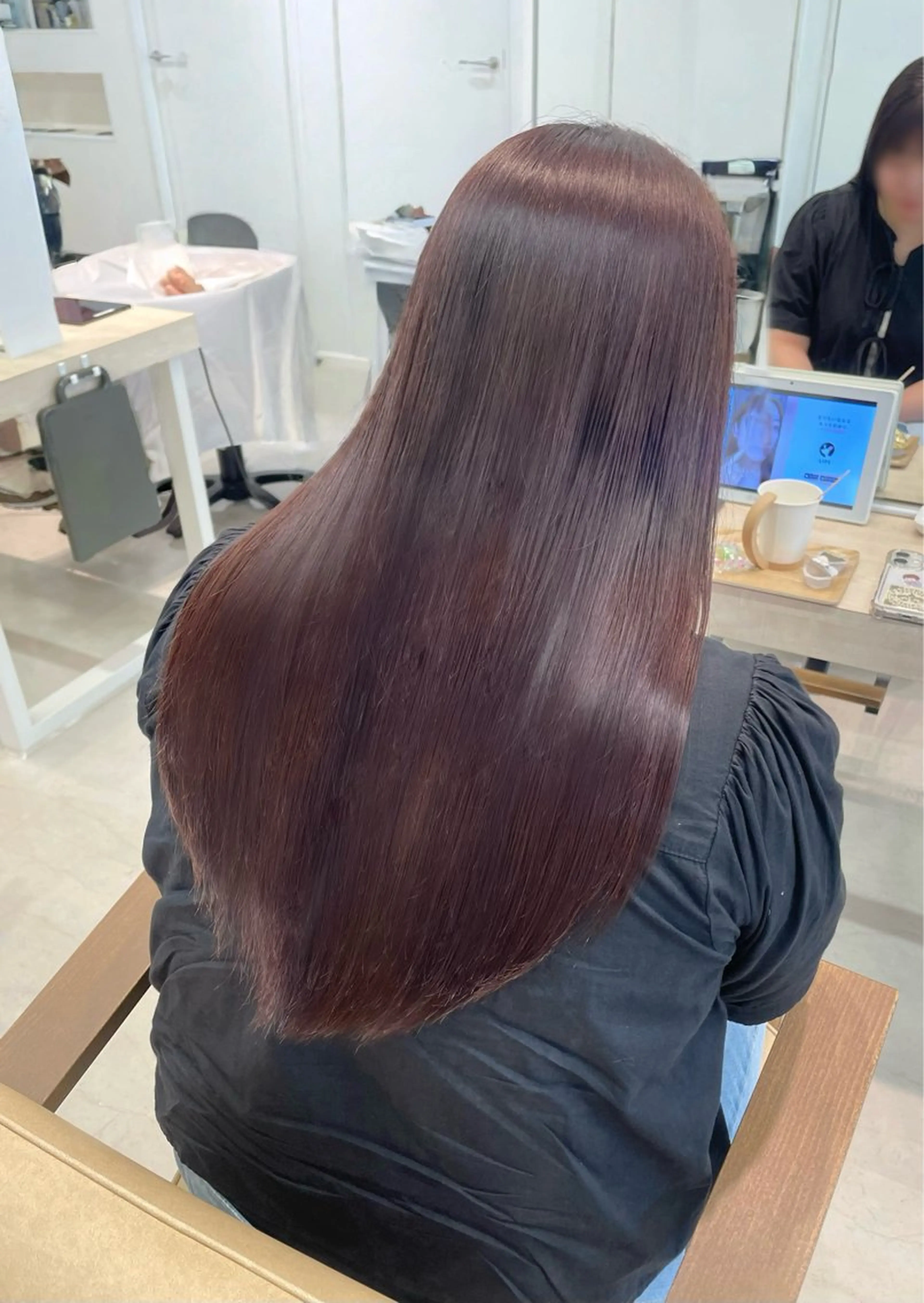 ロング カット ヘアカラー トリートメント かずや🍀/髪質改善 /艶髪カラー/眉毛のヘアスタイル