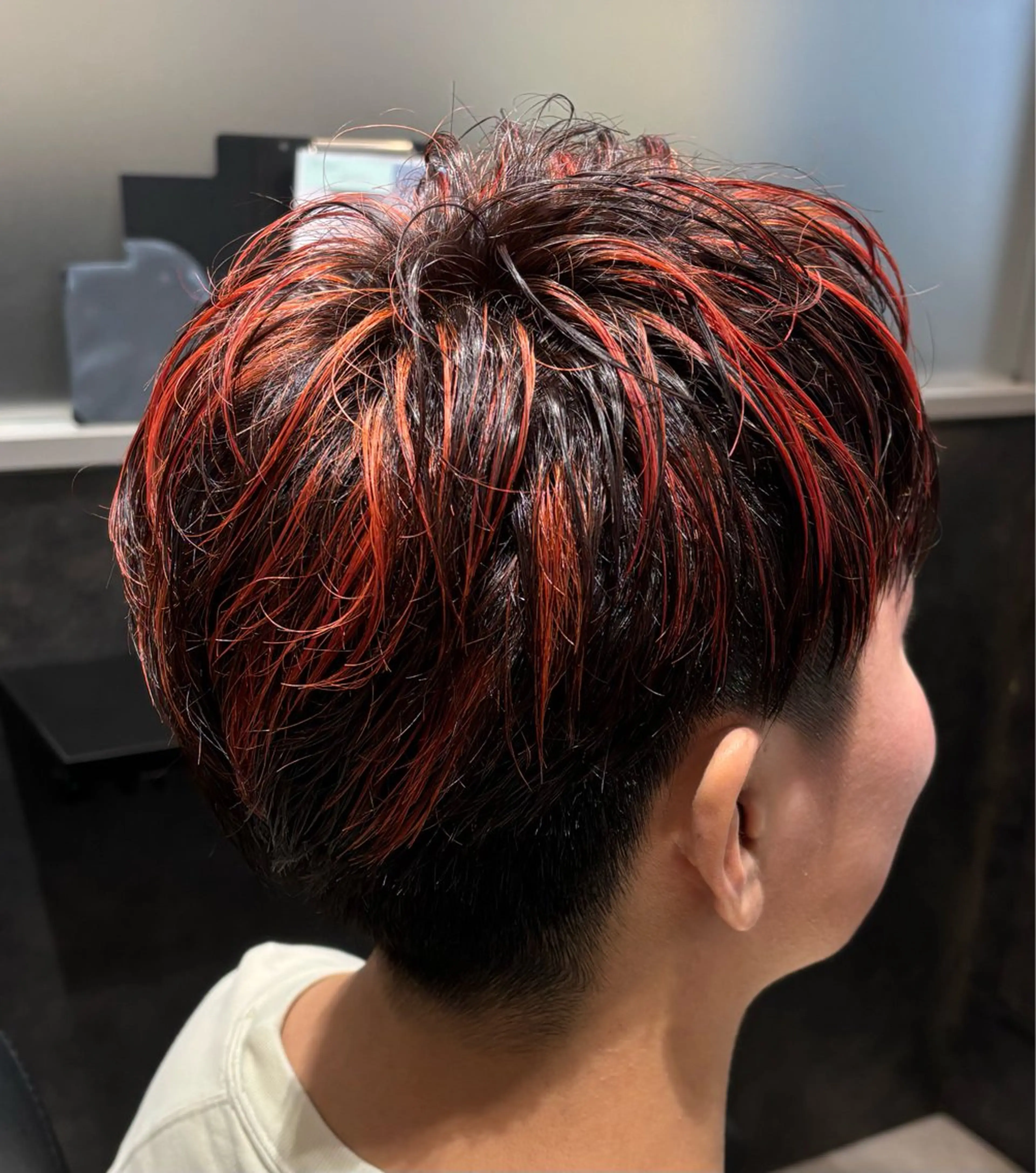 ショート カット ヘアカラー 銀座 shino 鎌田裕貴のヘアスタイル