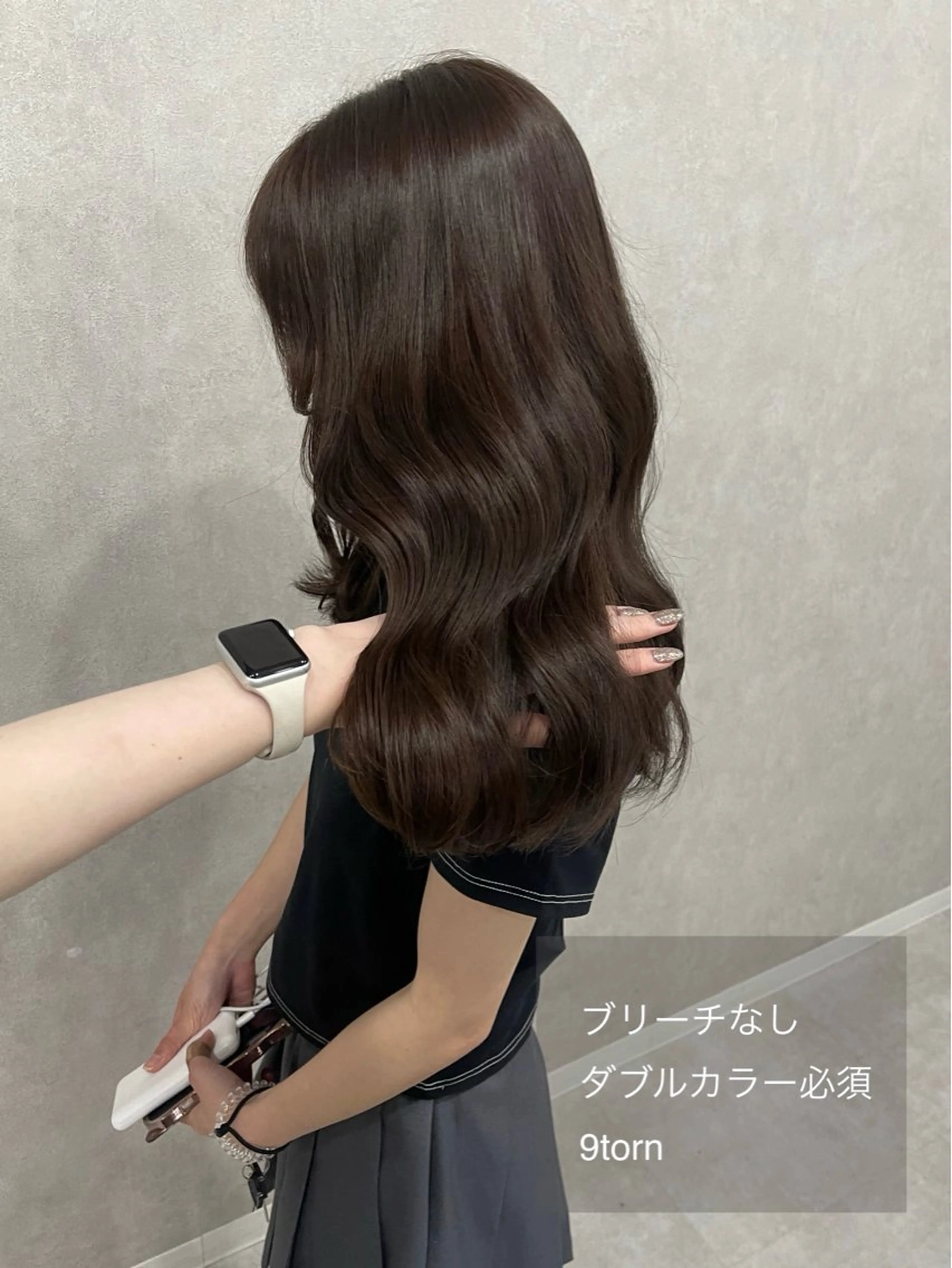 ロング カラー カット ヘアカラー トリートメント 盛れる顔まわり✨🎀 モテカラー別所好葉のヘアスタイル