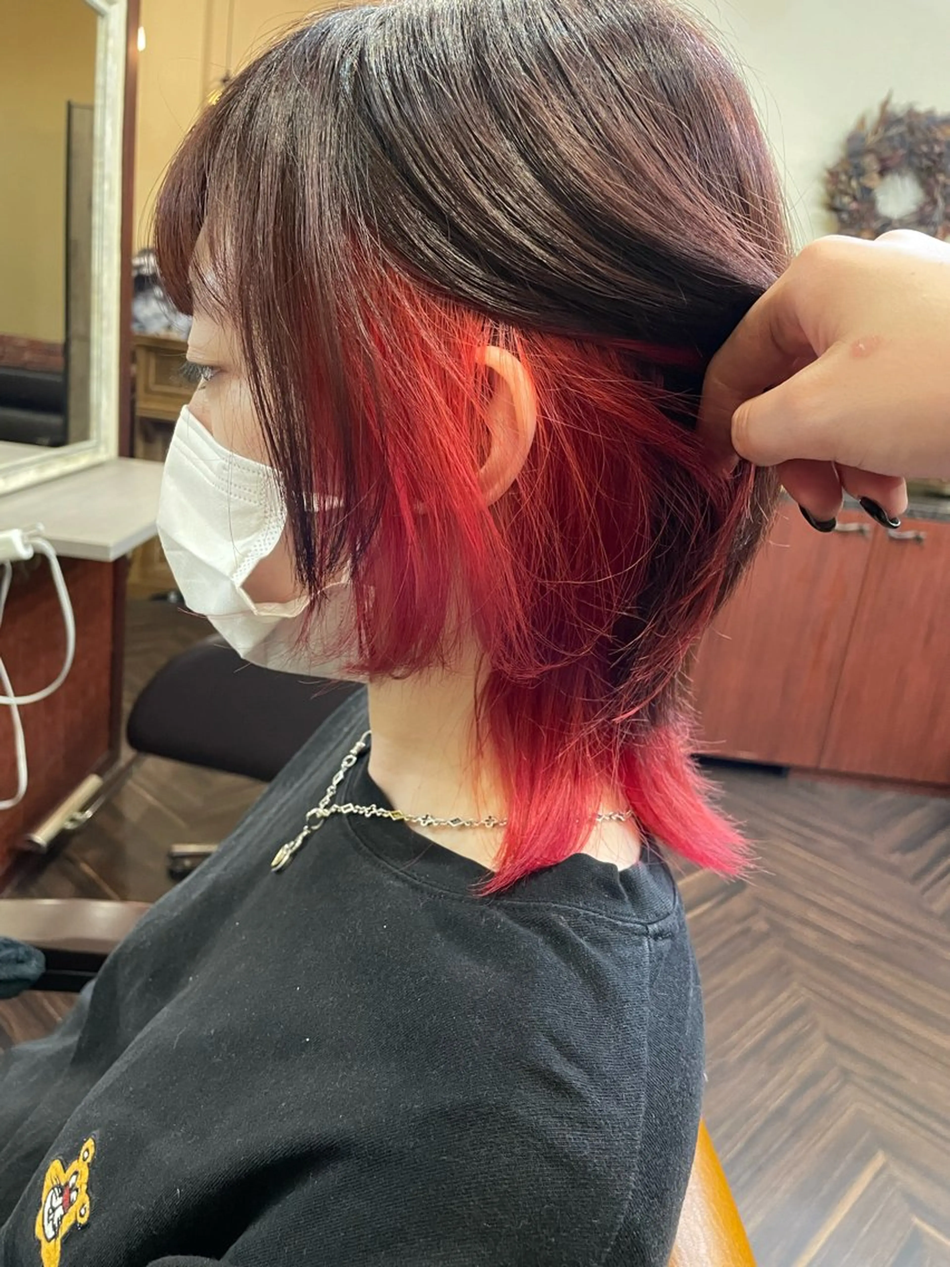 ミディアム 野地 渚のヘアスタイル