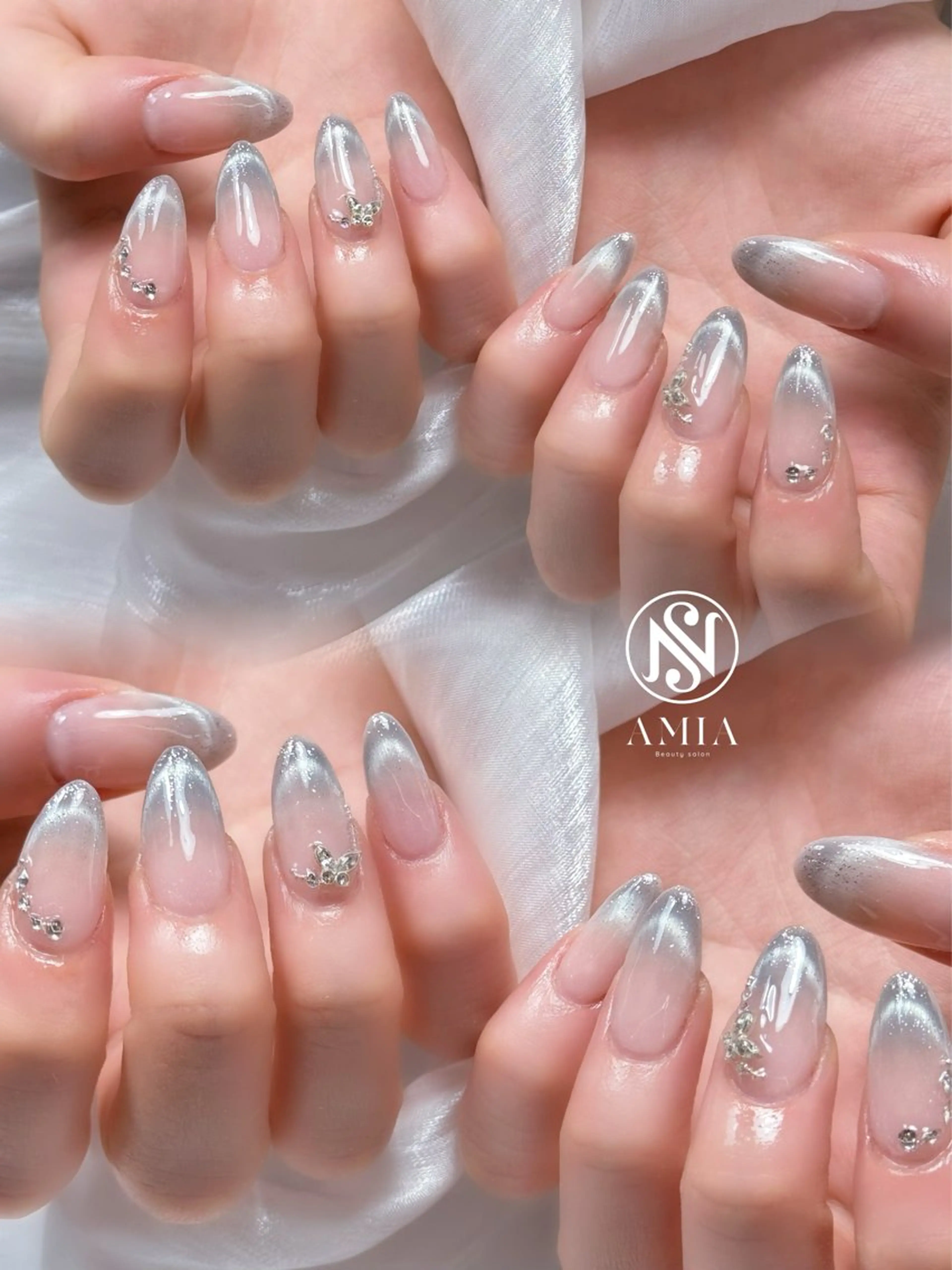 セミロング ハンドネイル AMIA BEAUTY SALON所属・🌟AMIA BEAUTY🌟のネイルデザイン