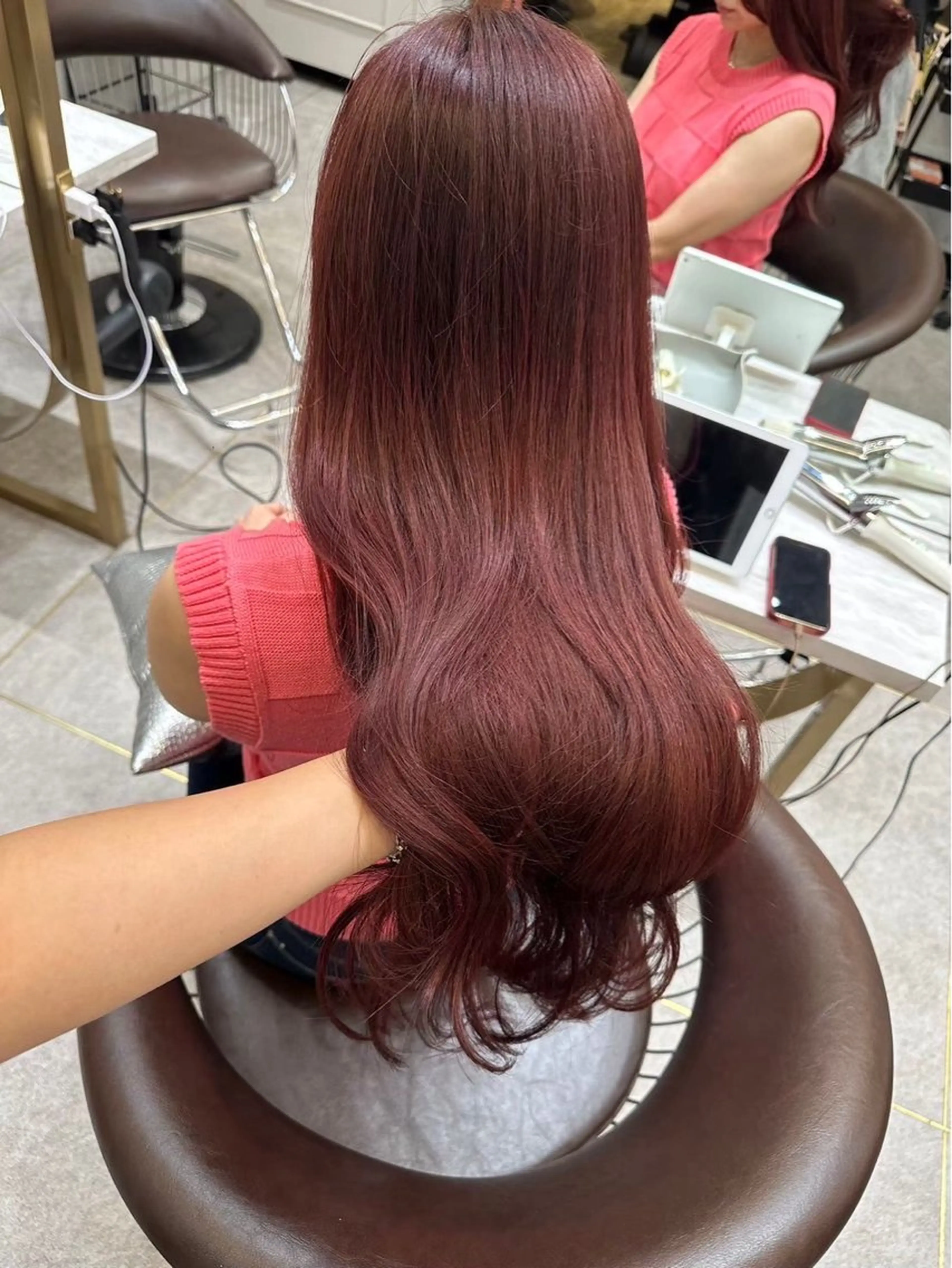 カラー ヘアカラー トリートメント Lond Le'a /ハイトーンカラーのヘアスタイル