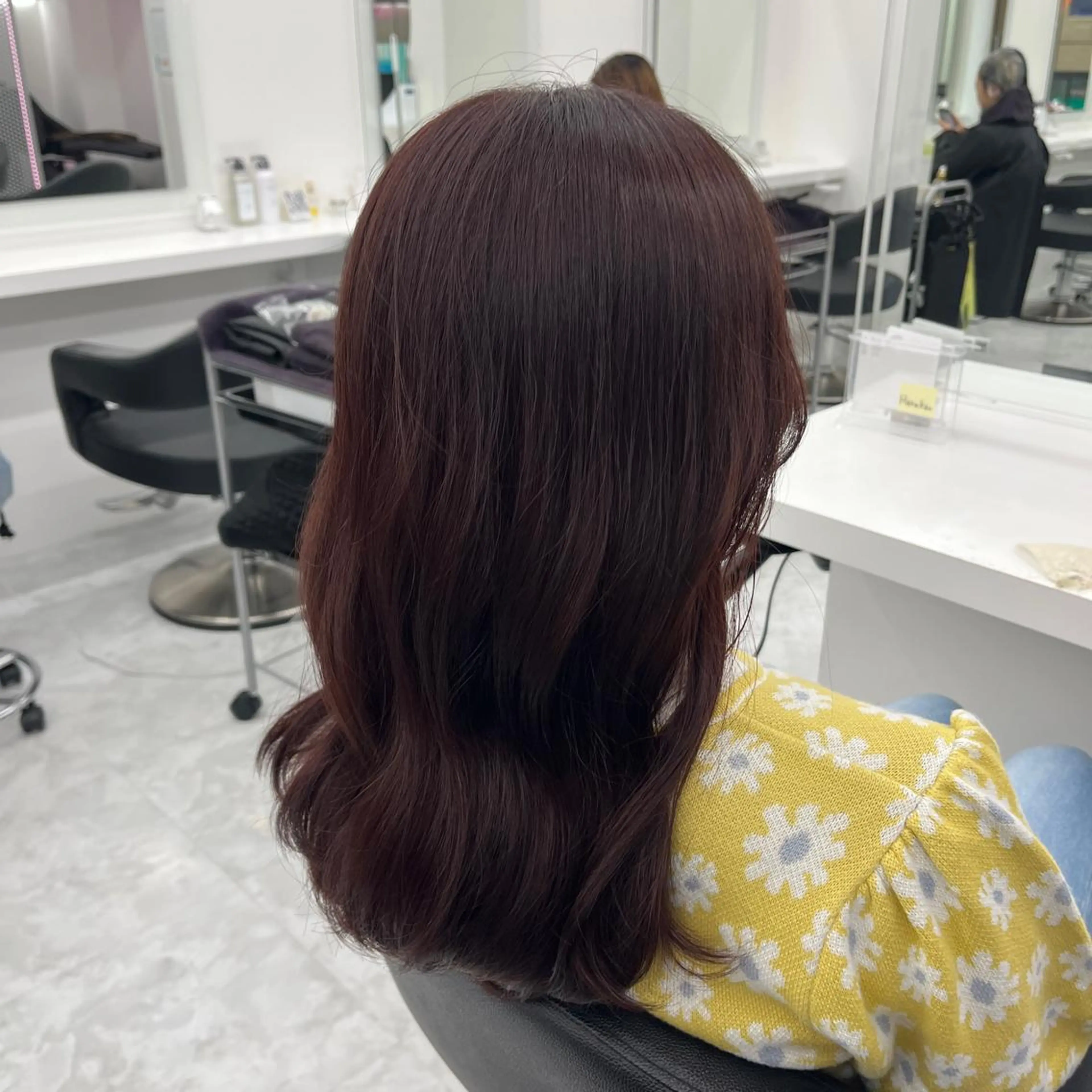 セミロング カラー ブラウンカラー ピンクカラー ピンクブラウン 🎀Girly艶髪カ ラー🎀Harukaのヘアスタイル