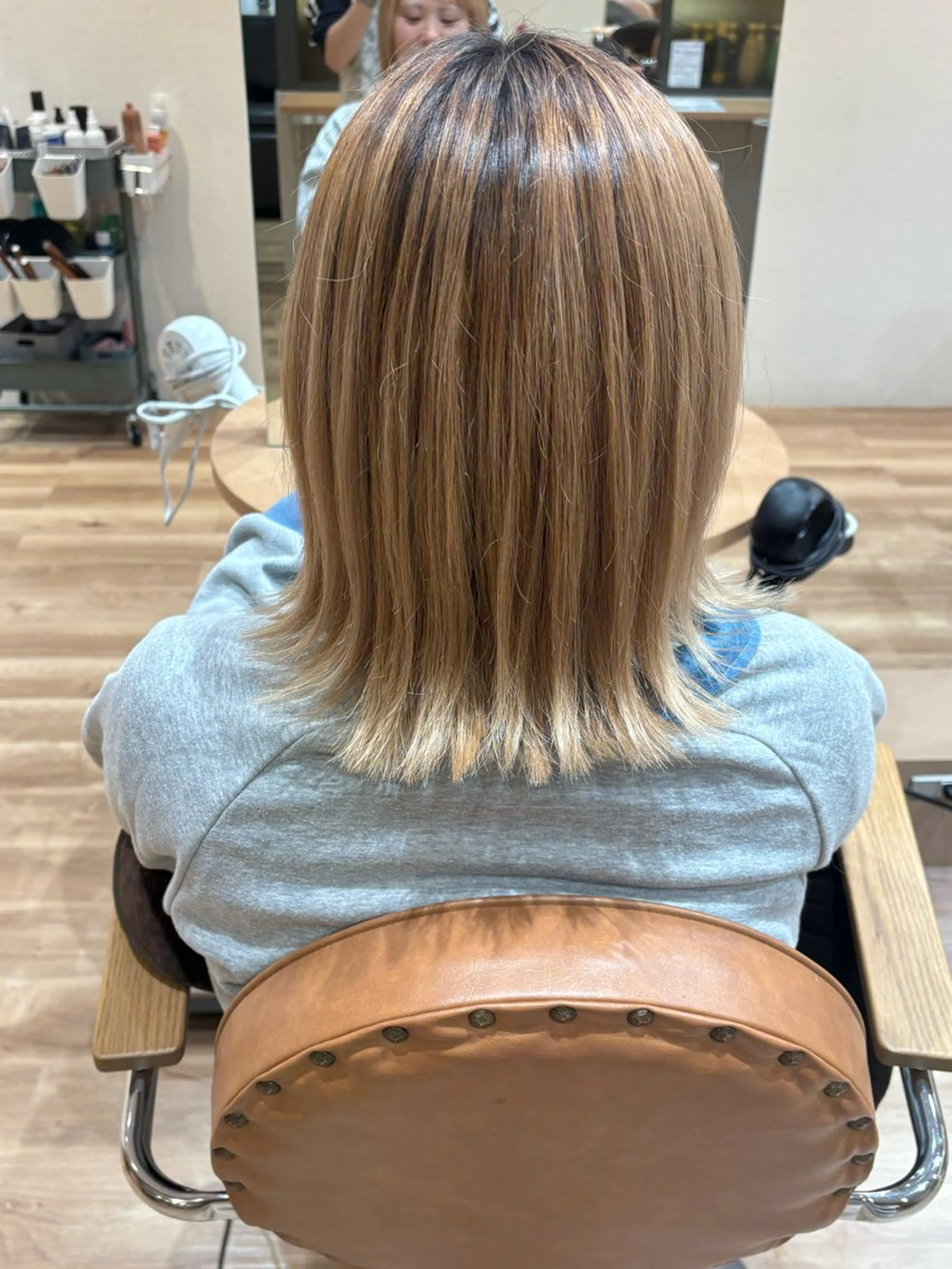 ミディアム 南 颯七のヘアスタイル