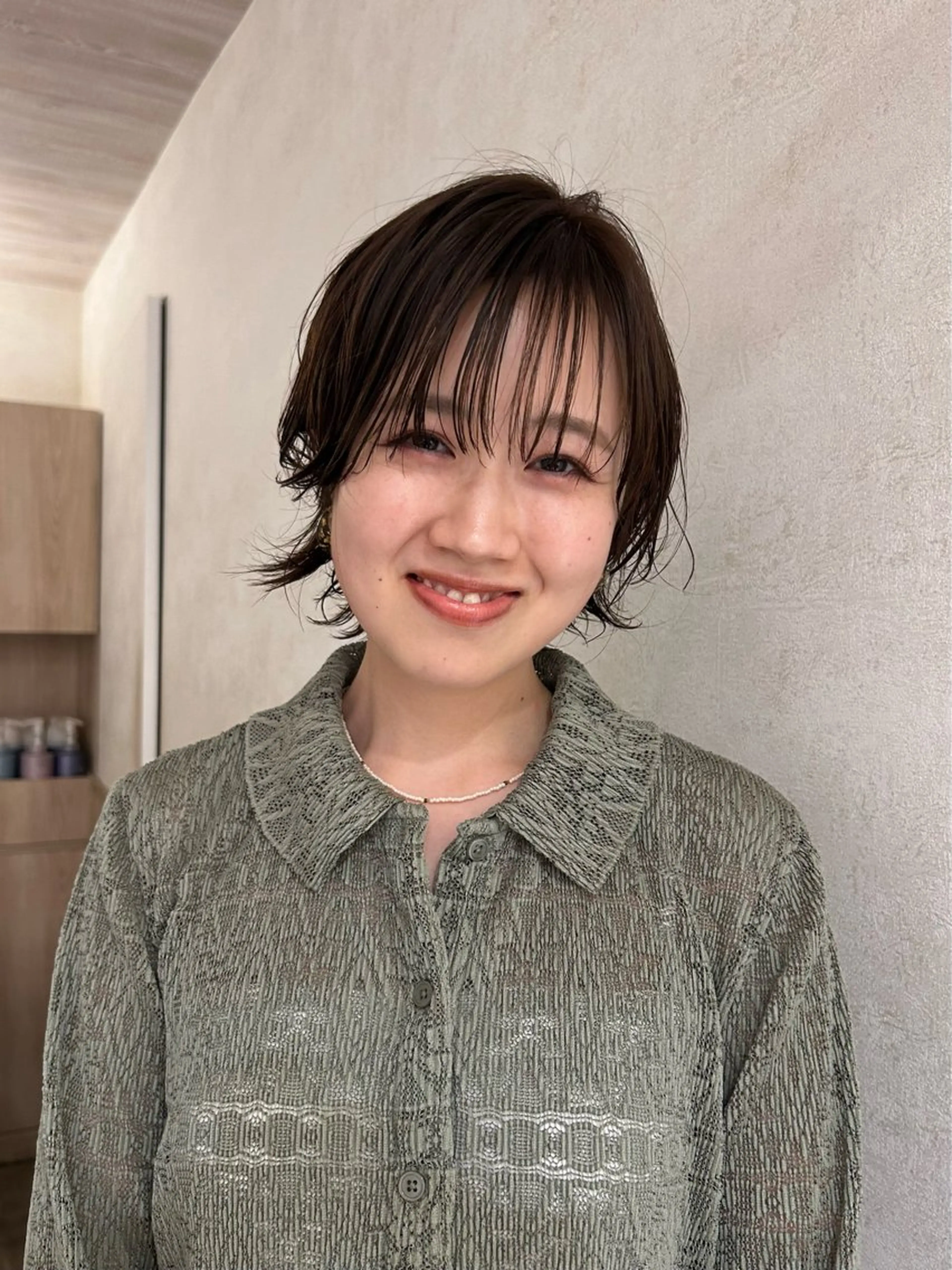 ショート カラー Sora/レイヤー/ 似合わせカラー🤎のヘアスタイル