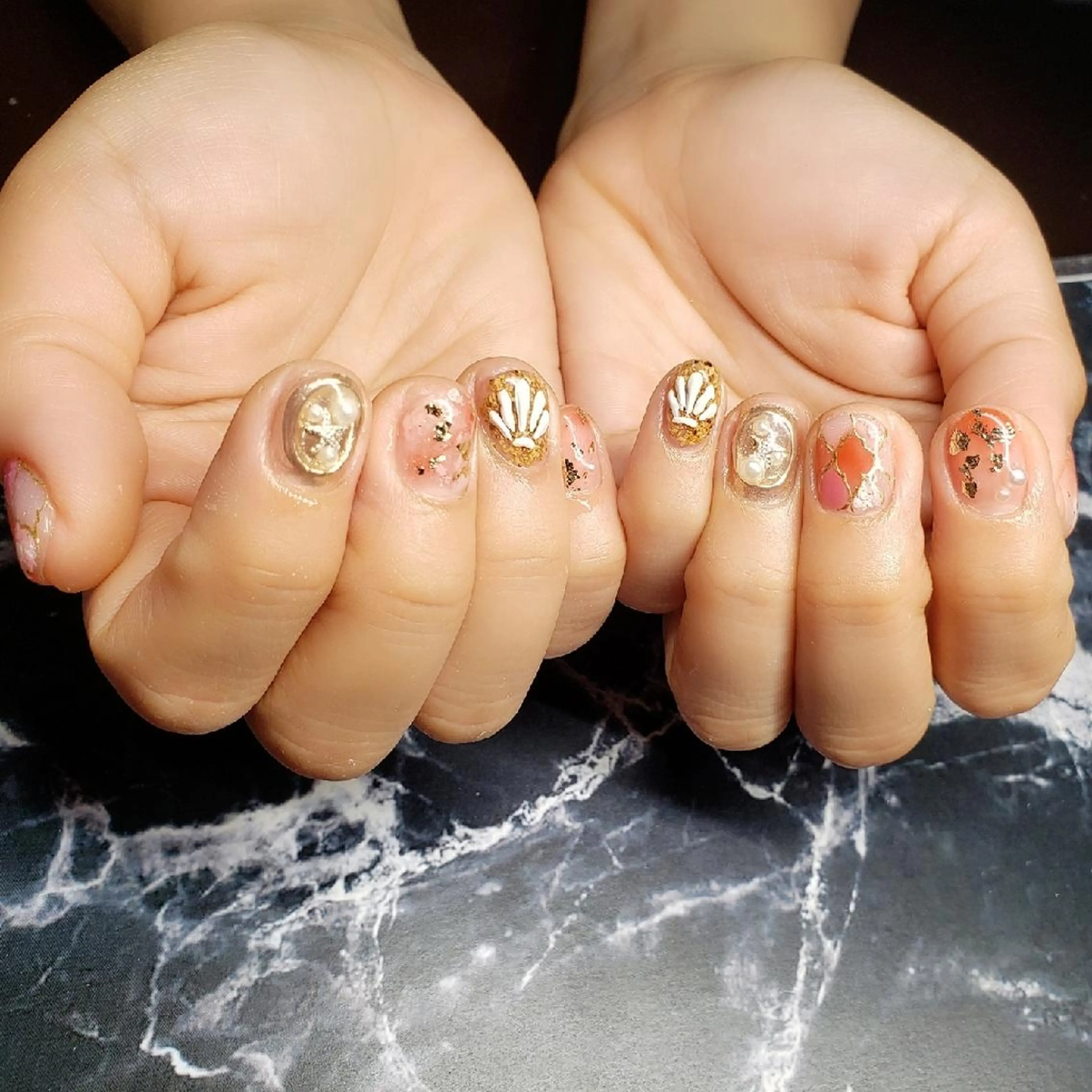 ショート ネイル クロキ 。のネイルデザイン