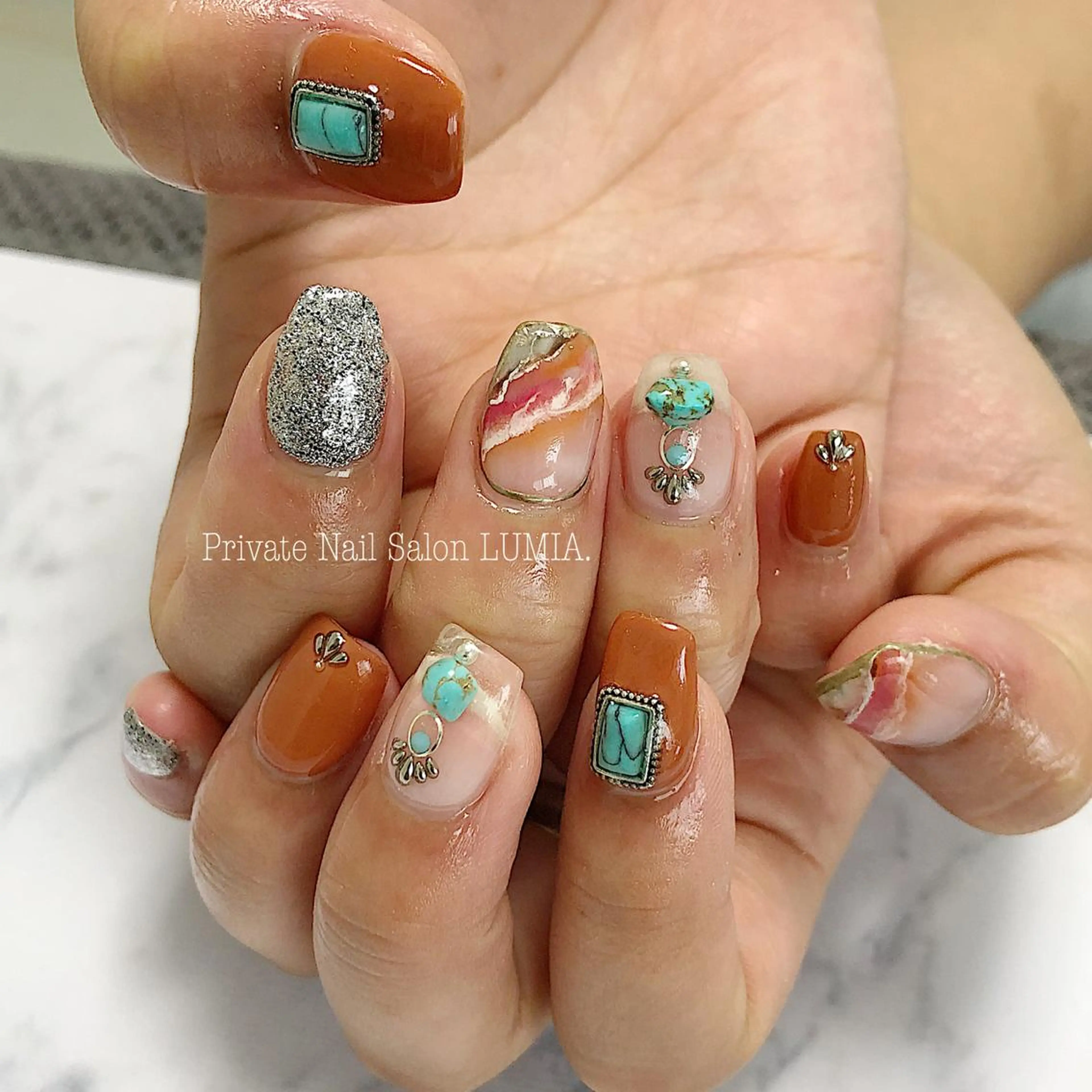 ネイル nail&eyelash Rine所属・Rine 放出 (リネ)のネイルデザイン