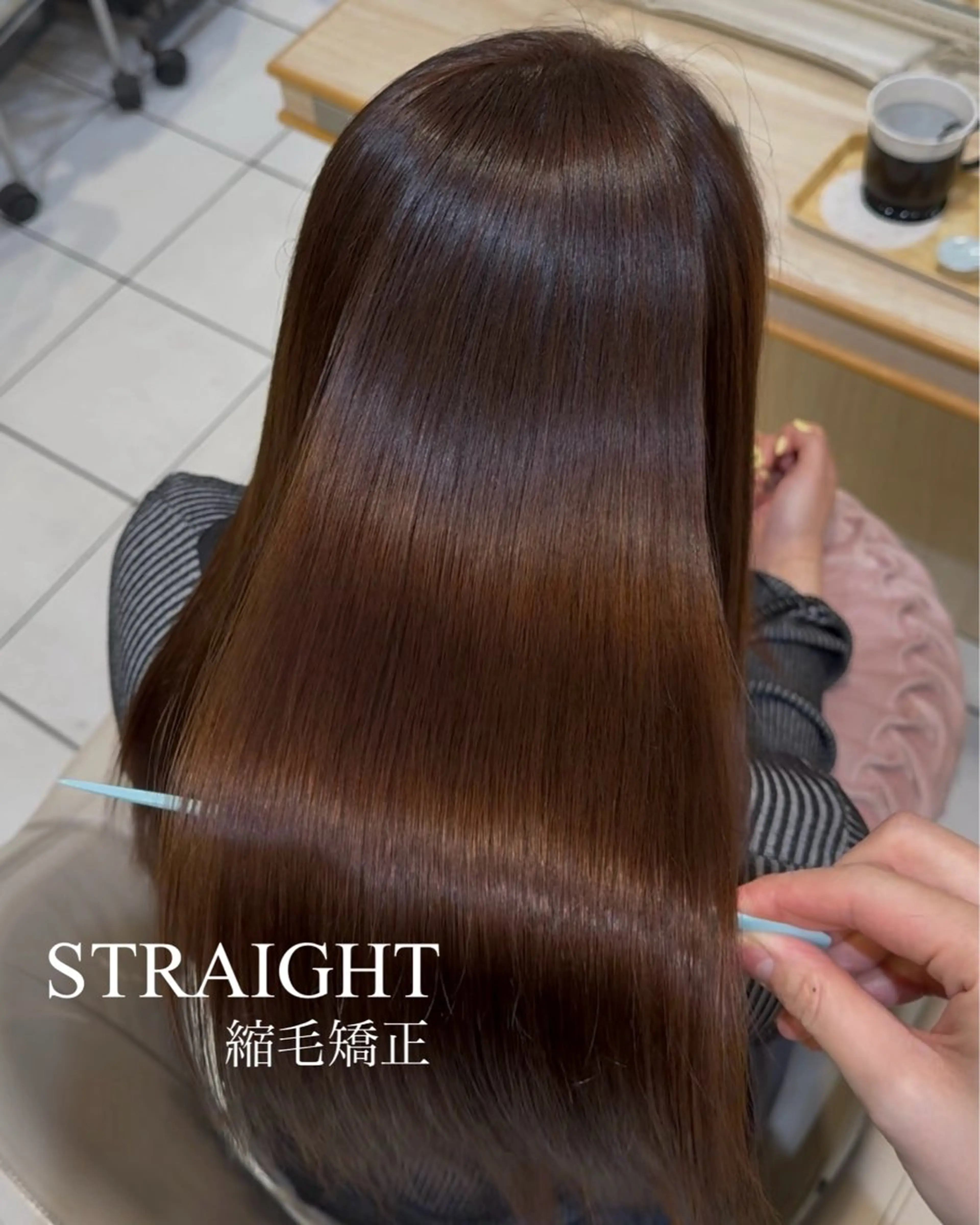 カット💖ブリーチ縮毛矯正💖トリートメント💖の写真