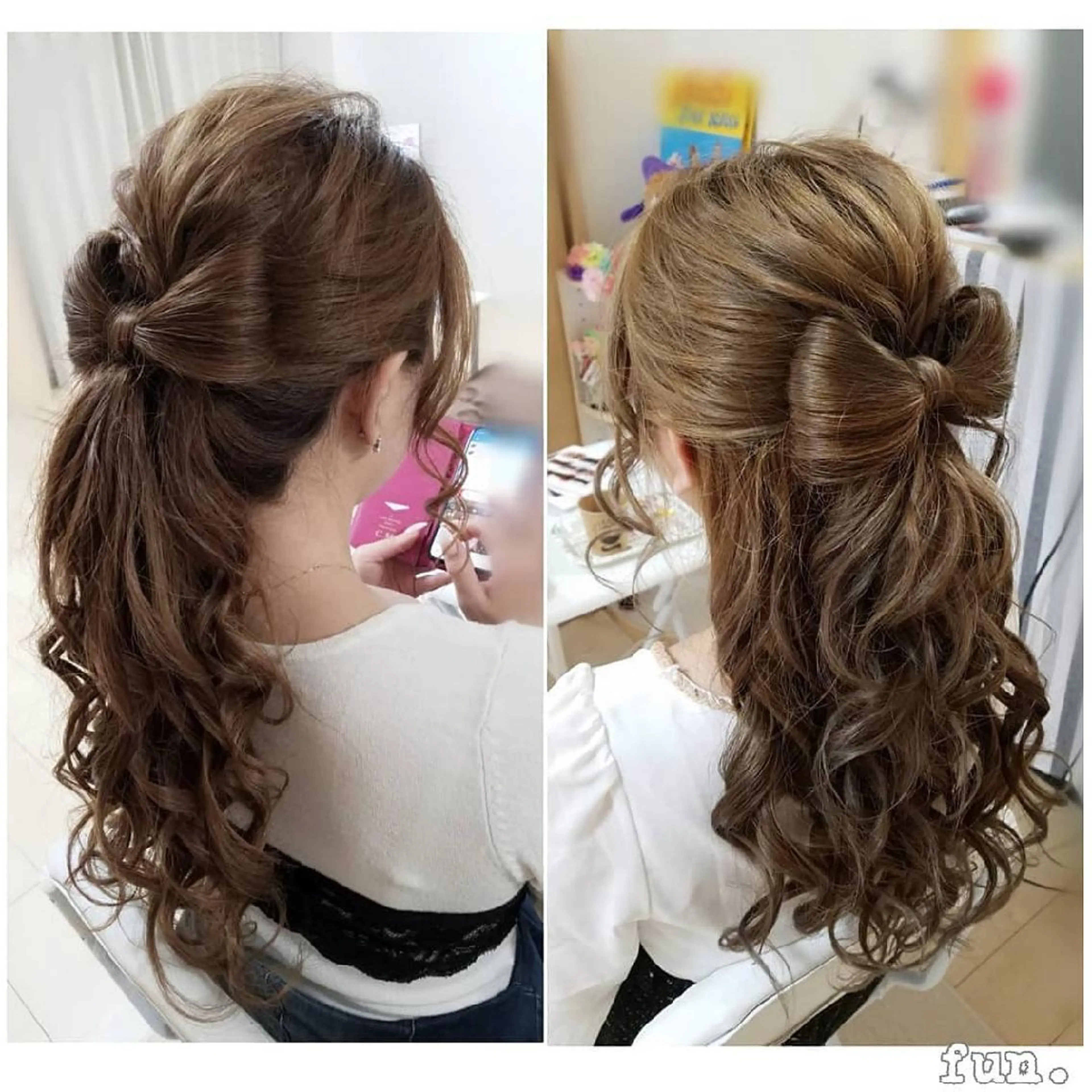 ロング ヘアアレンジ fun./ヘアセット /エクステ/着付のその他イメージ