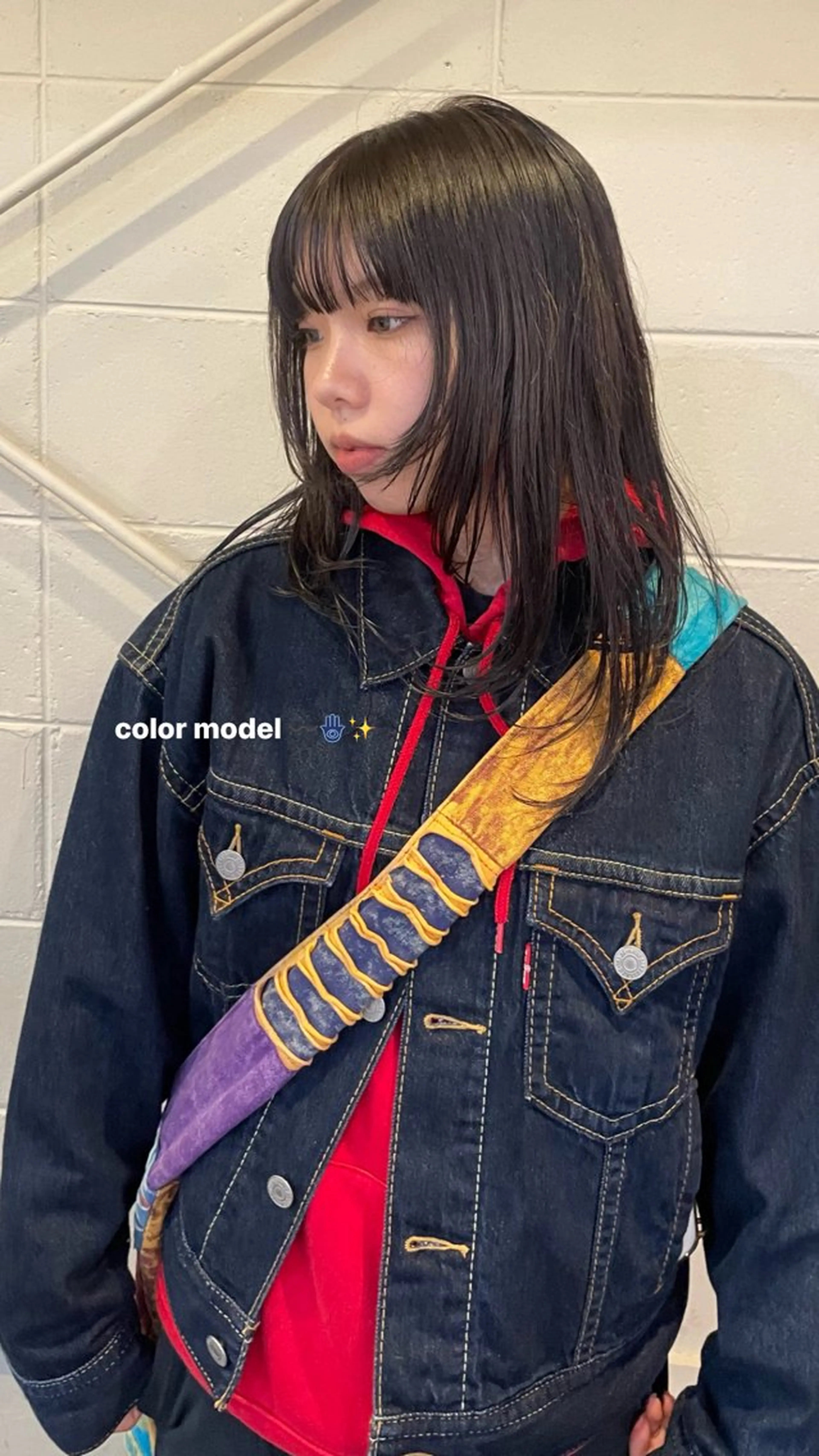 カラー ﾁｶｼﾂ/ ﾌｳｶのヘアスタイル