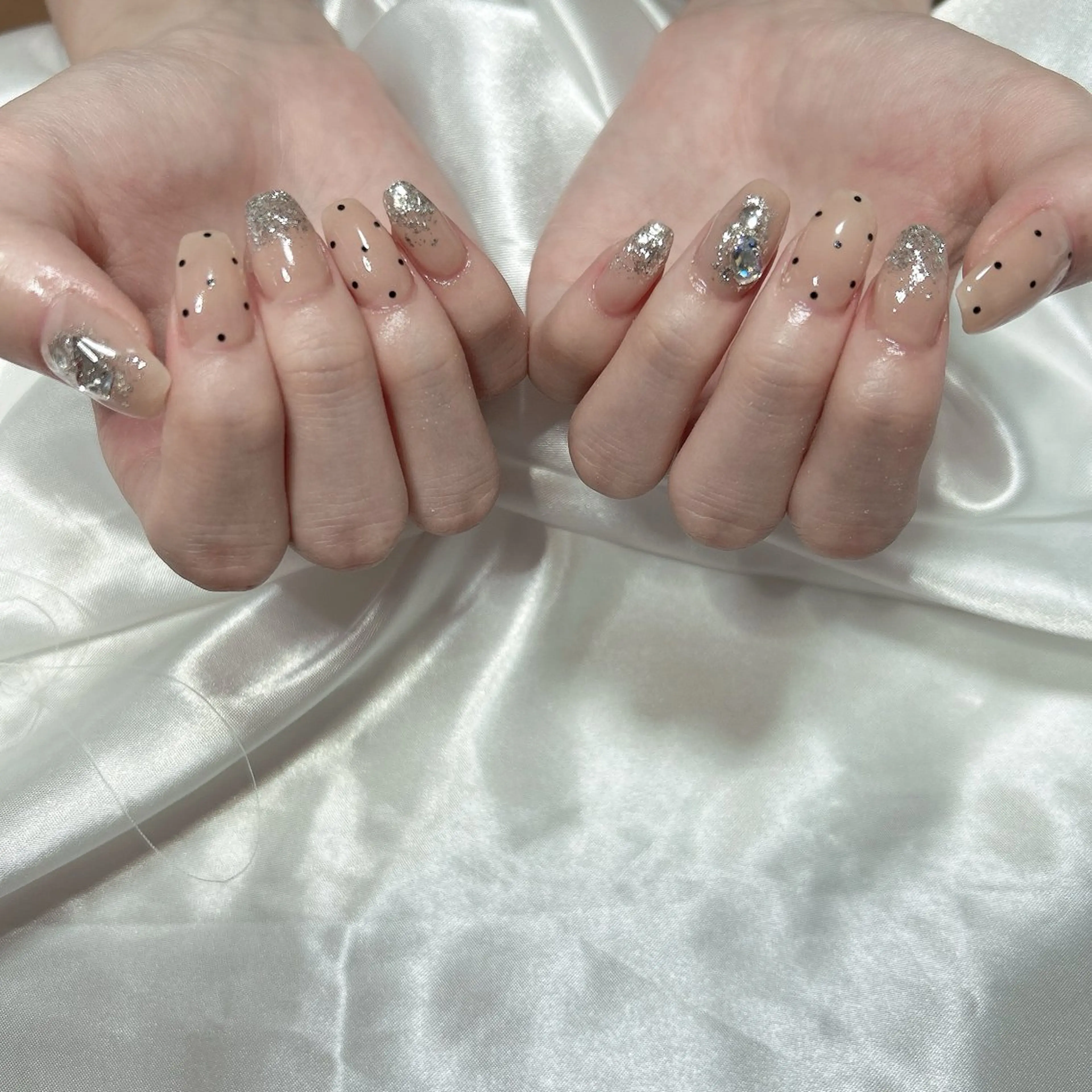 ネイル アートネイル 持ち込み スカルプネイル シンプルネイル ハンドネイル フットネイル Adite nailのネイルデザイン