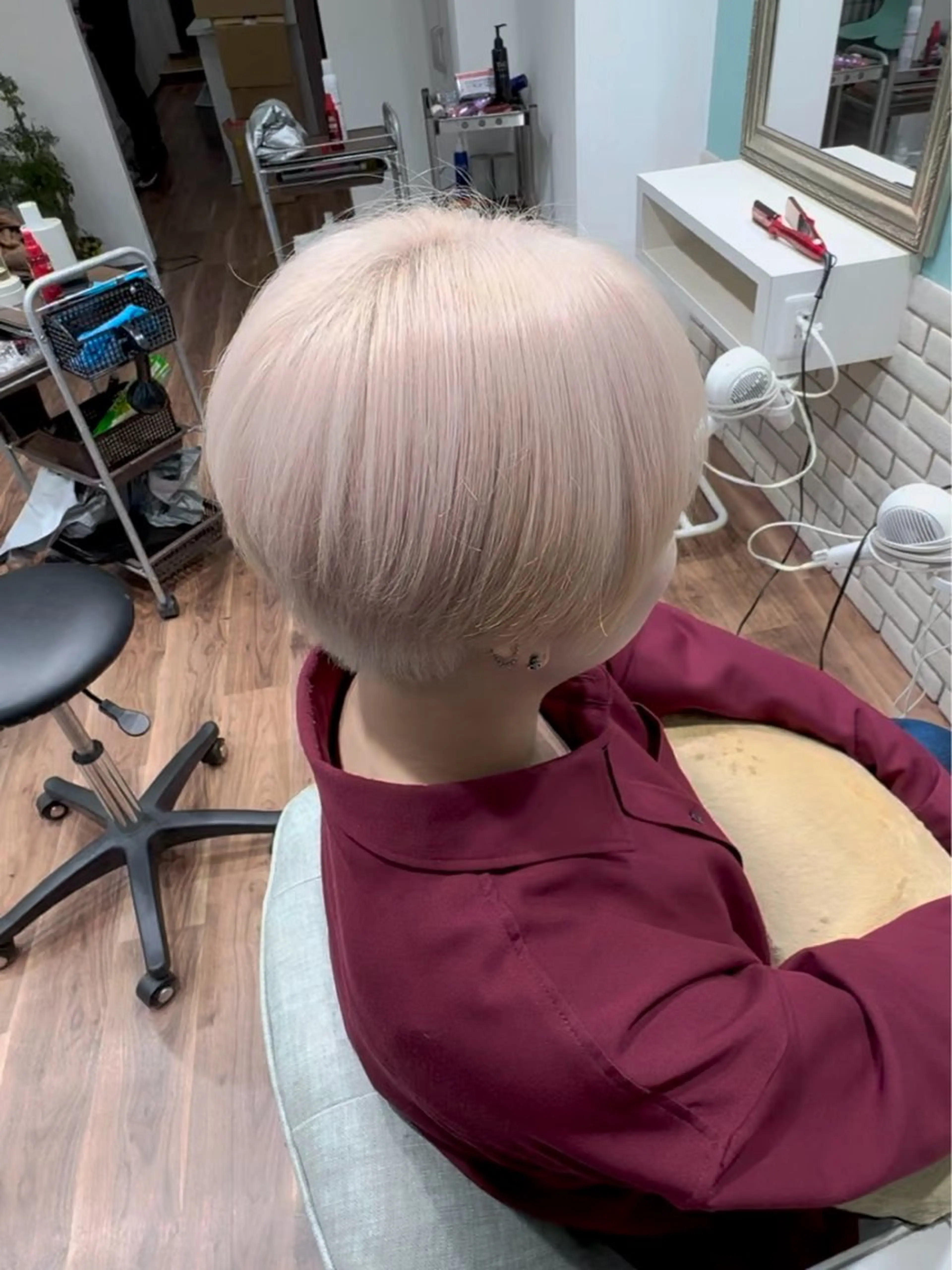 ショート カラー ヘアカラー トリートメント Ruset所属・ハイトーン/ボブ特化 /美髪矯正/SOMAのヘアスタイル